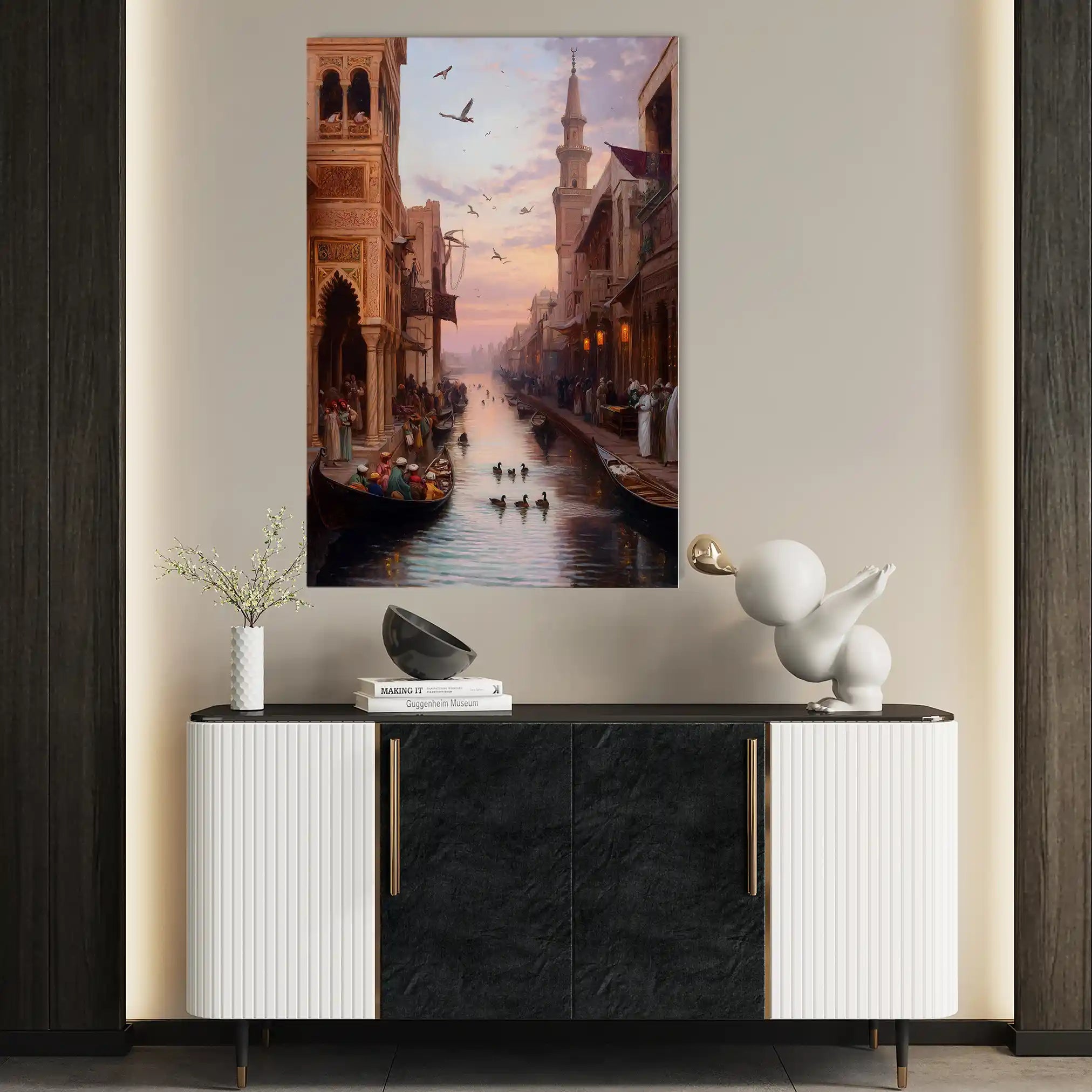 Orientalist 100 Canvas Art 60 x 40 cm / Black