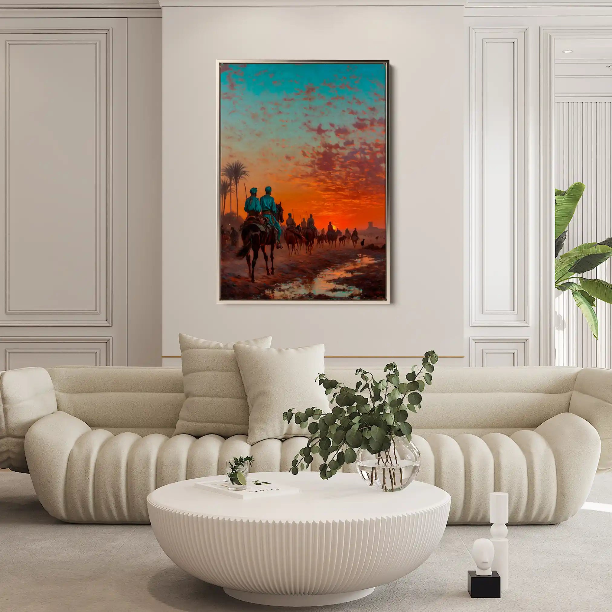 Orientalist 101 Canvas Art 60 x 40 cm / Black