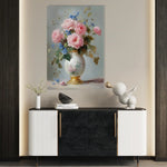 Floral 1019 Canvas Art 60 x 40 cm / Black