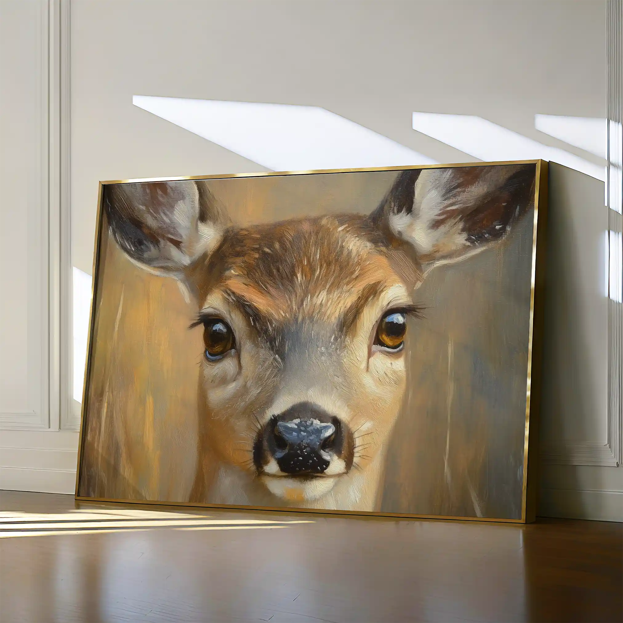 Animals 102 Canvas Art 60 x 40 cm / Black