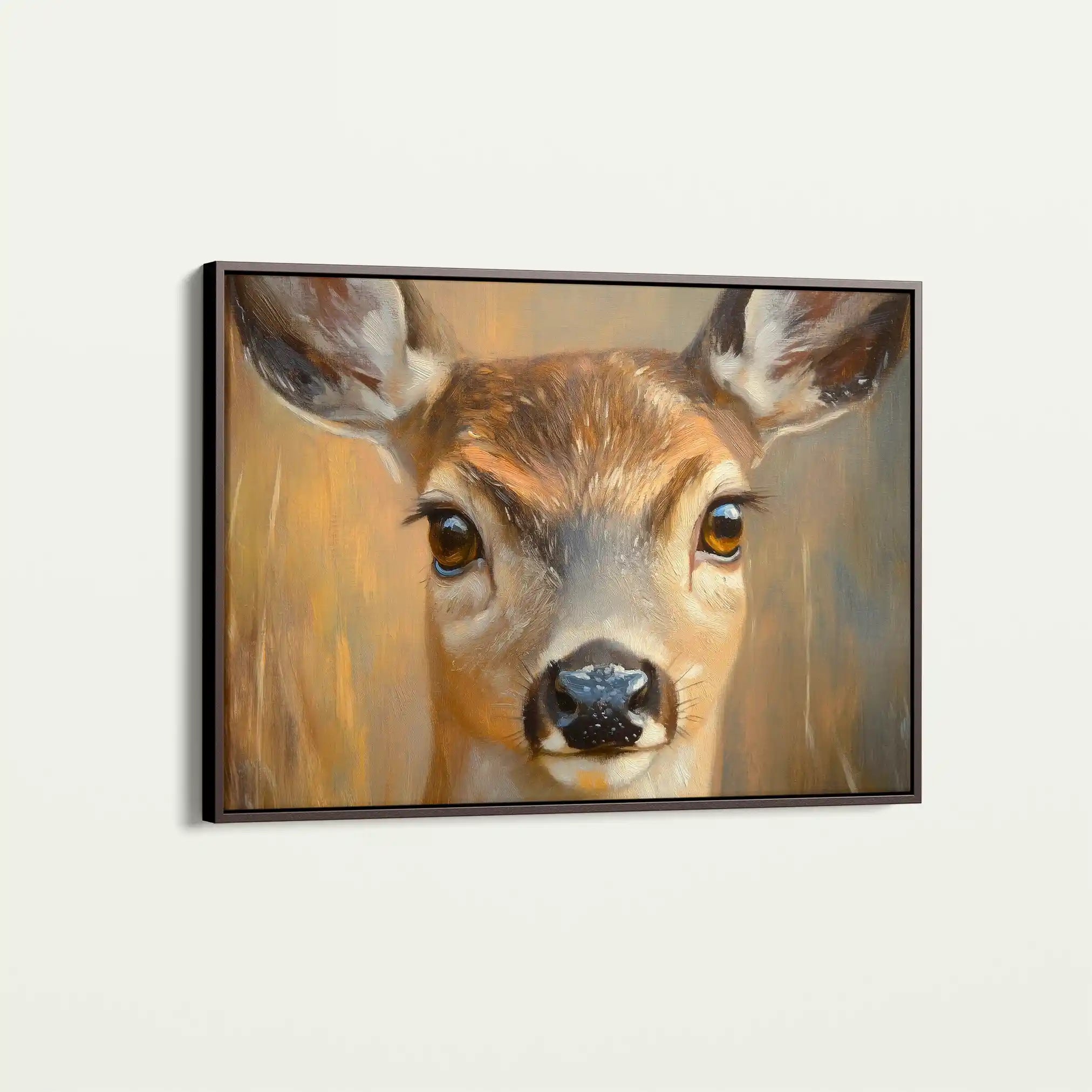 Animals 102 Canvas Art 60 x 40 cm / Black