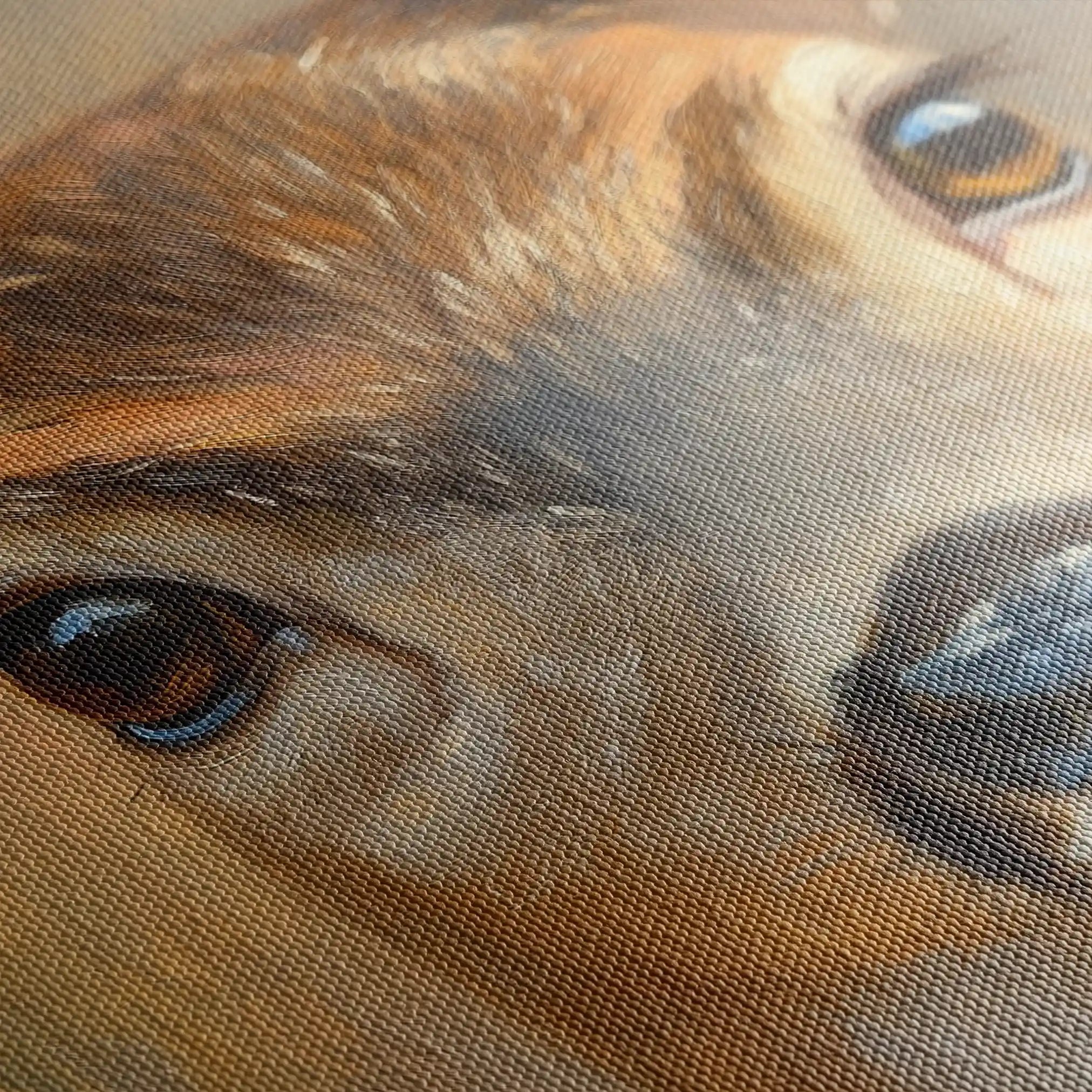 Animals 102 Canvas Art 60 x 40 cm / Black