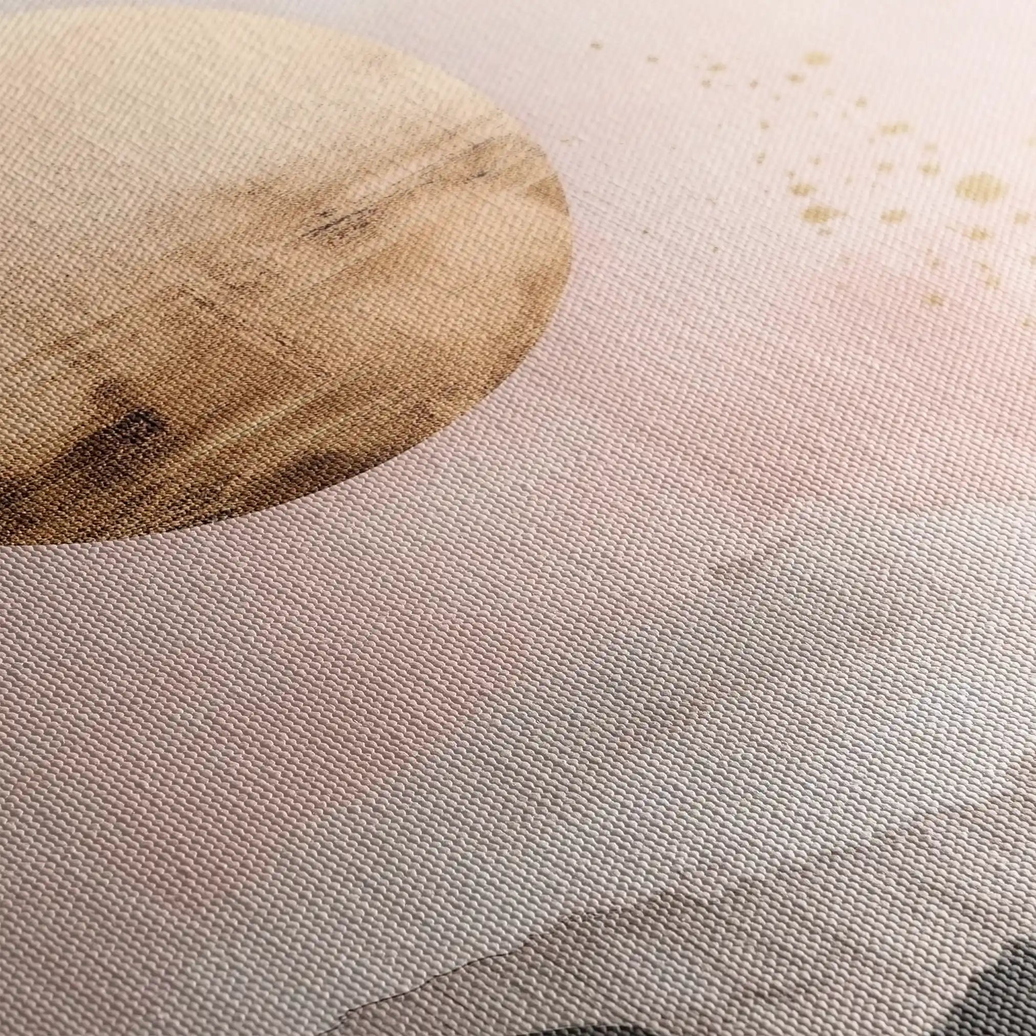 Boho 102 Canvas Art 60 x 40 cm / Black