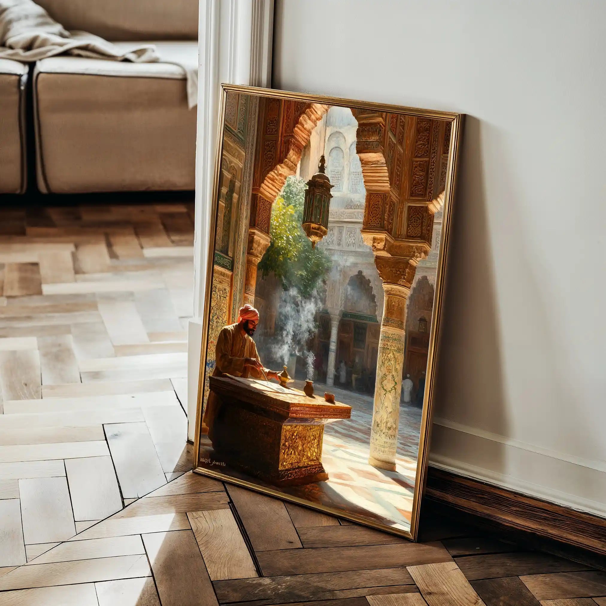 Orientalist 102 Canvas Art 60 x 40 cm / Black