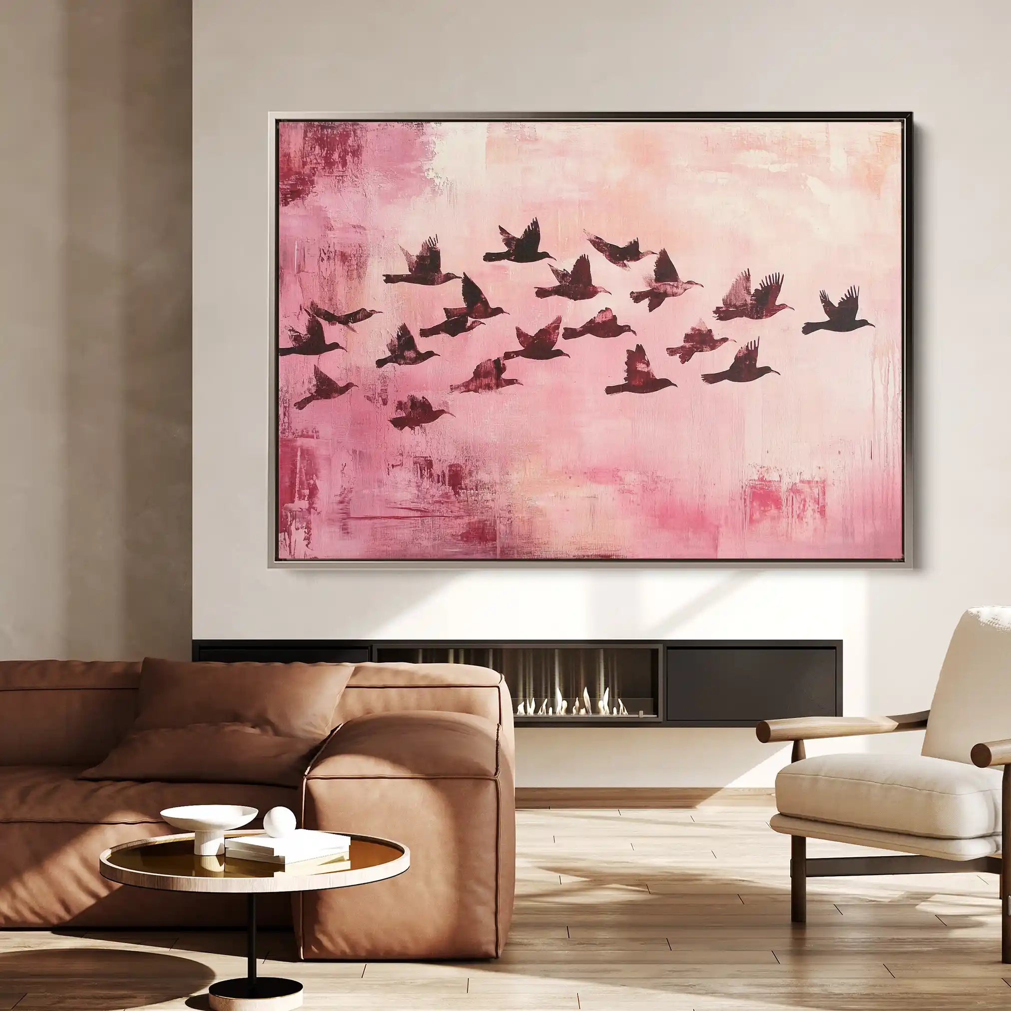 Animals 104 Canvas Art 60 x 40 cm / Black
