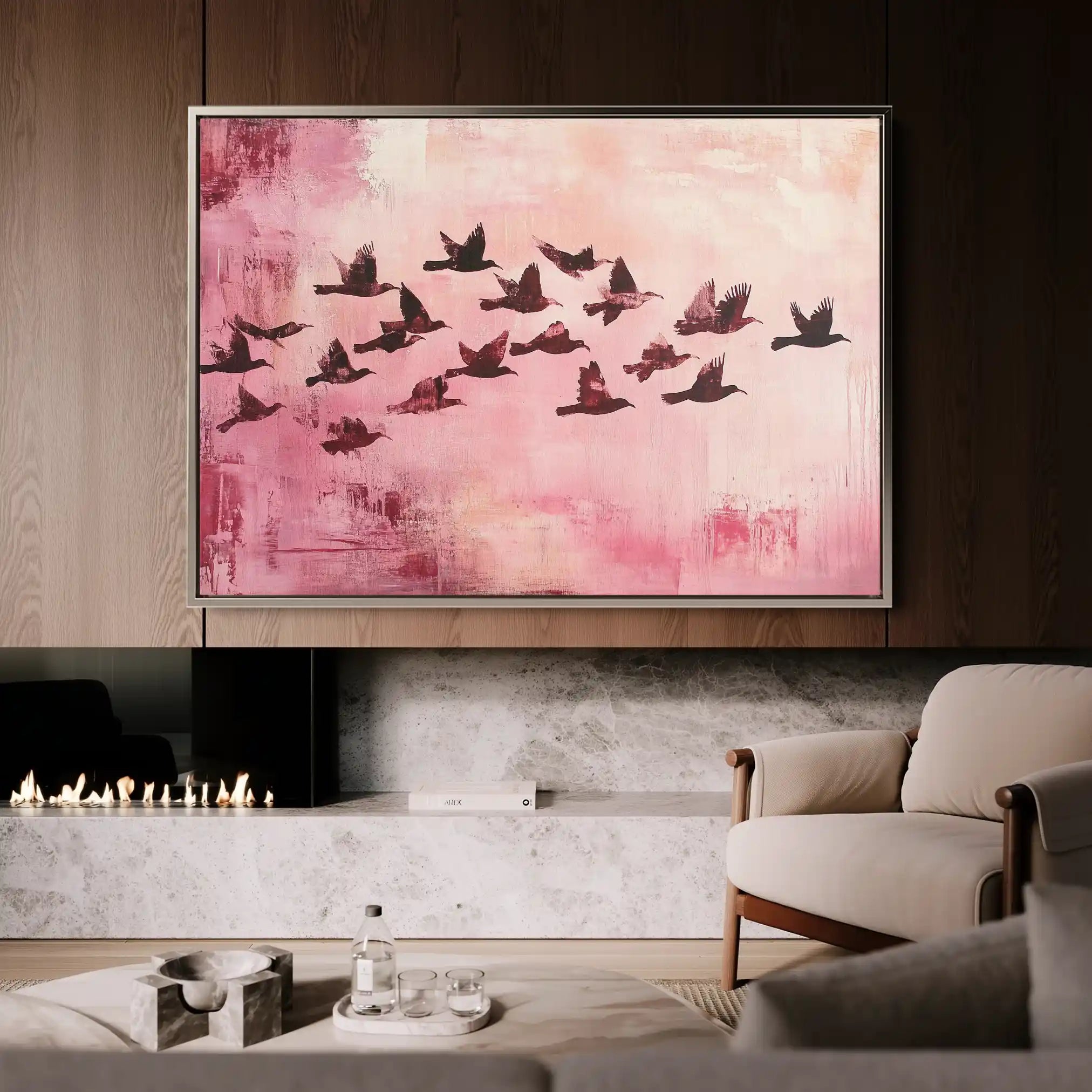 Animals 104 Canvas Art 60 x 40 cm / Black