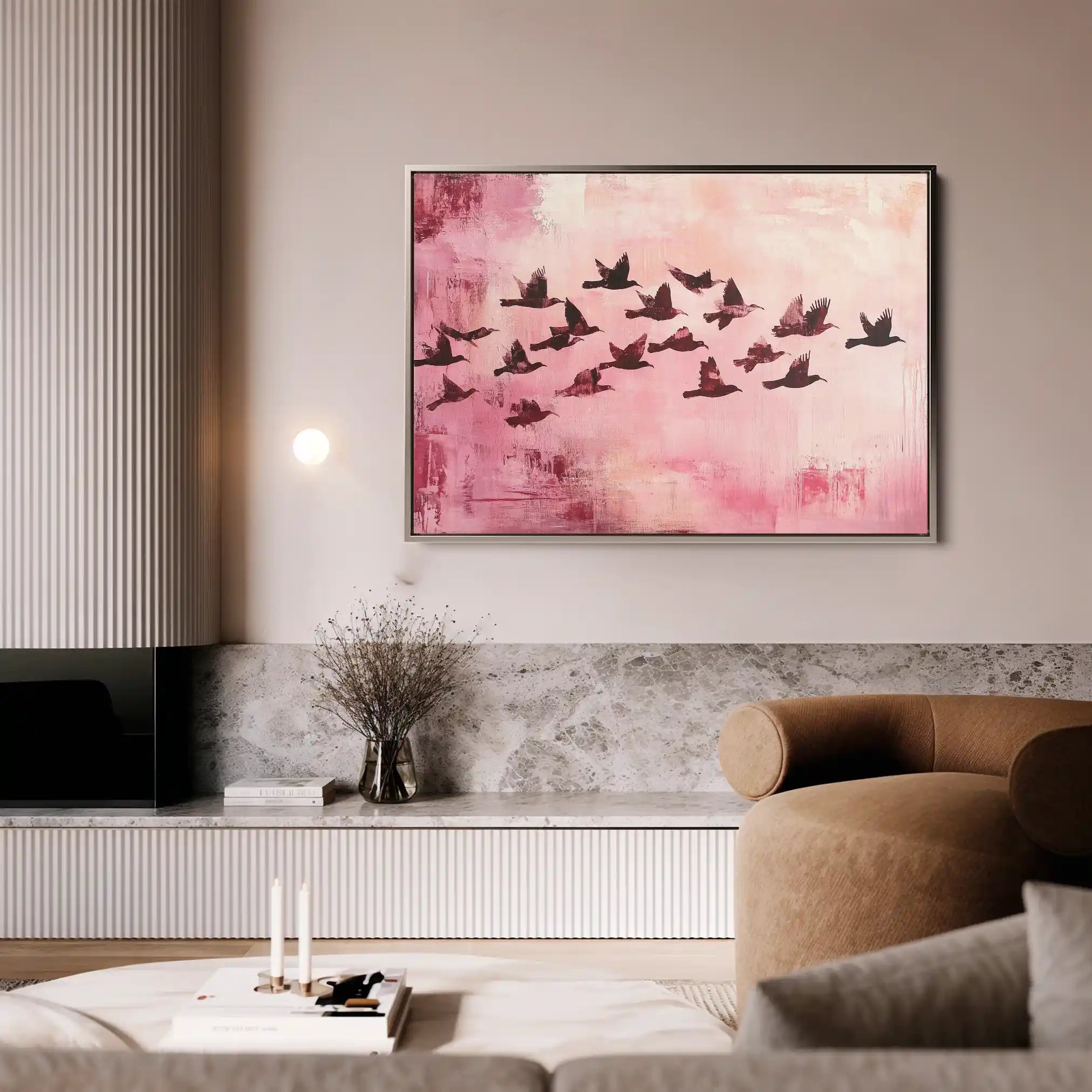 Animals 104 Canvas Art 60 x 40 cm / Black