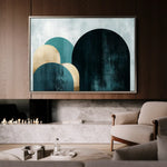 Boho 104 Canvas Art 60 x 40 cm / Black