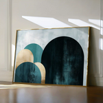 Boho 104 Canvas Art 60 x 40 cm / Black