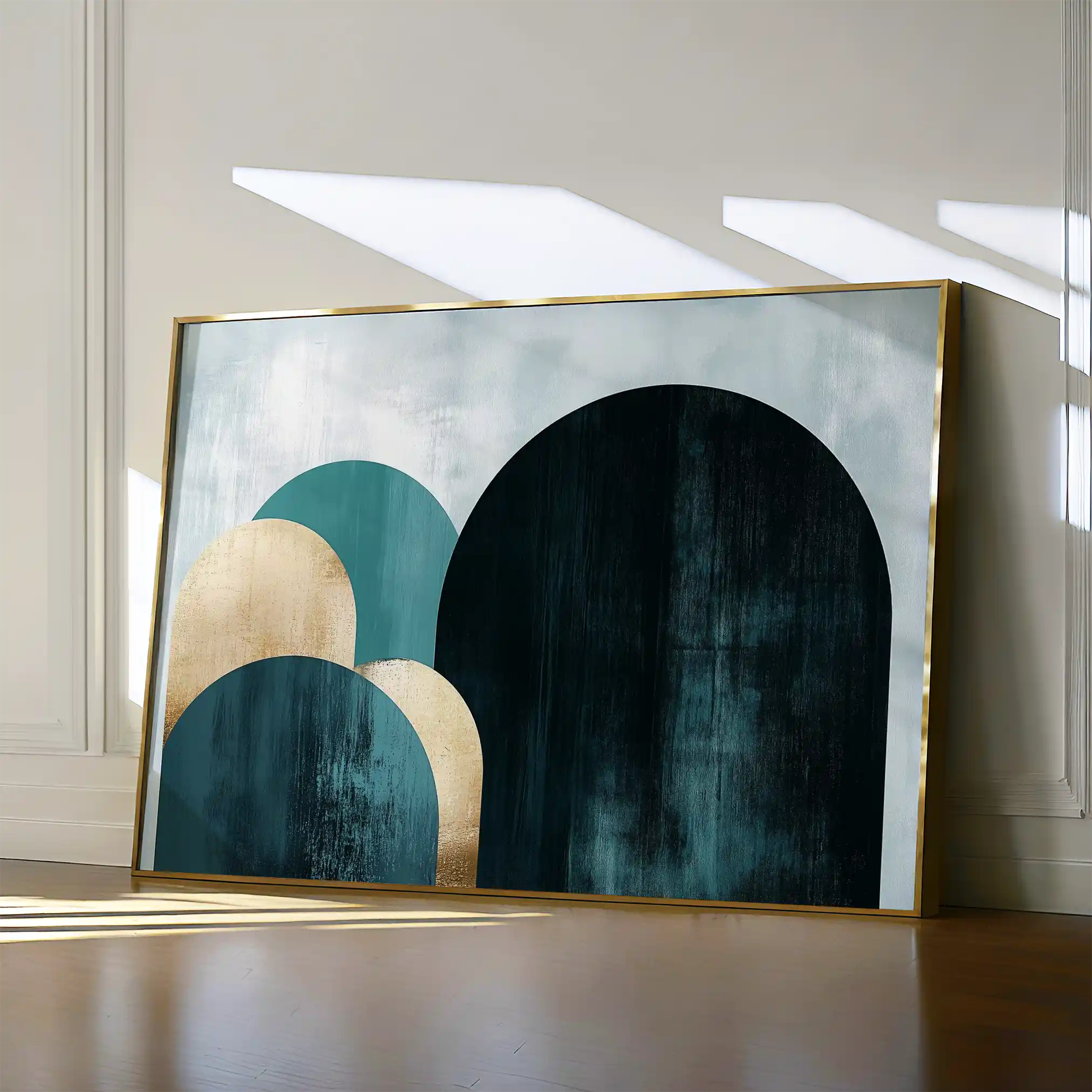 Boho 104 Canvas Art 60 x 40 cm / Black