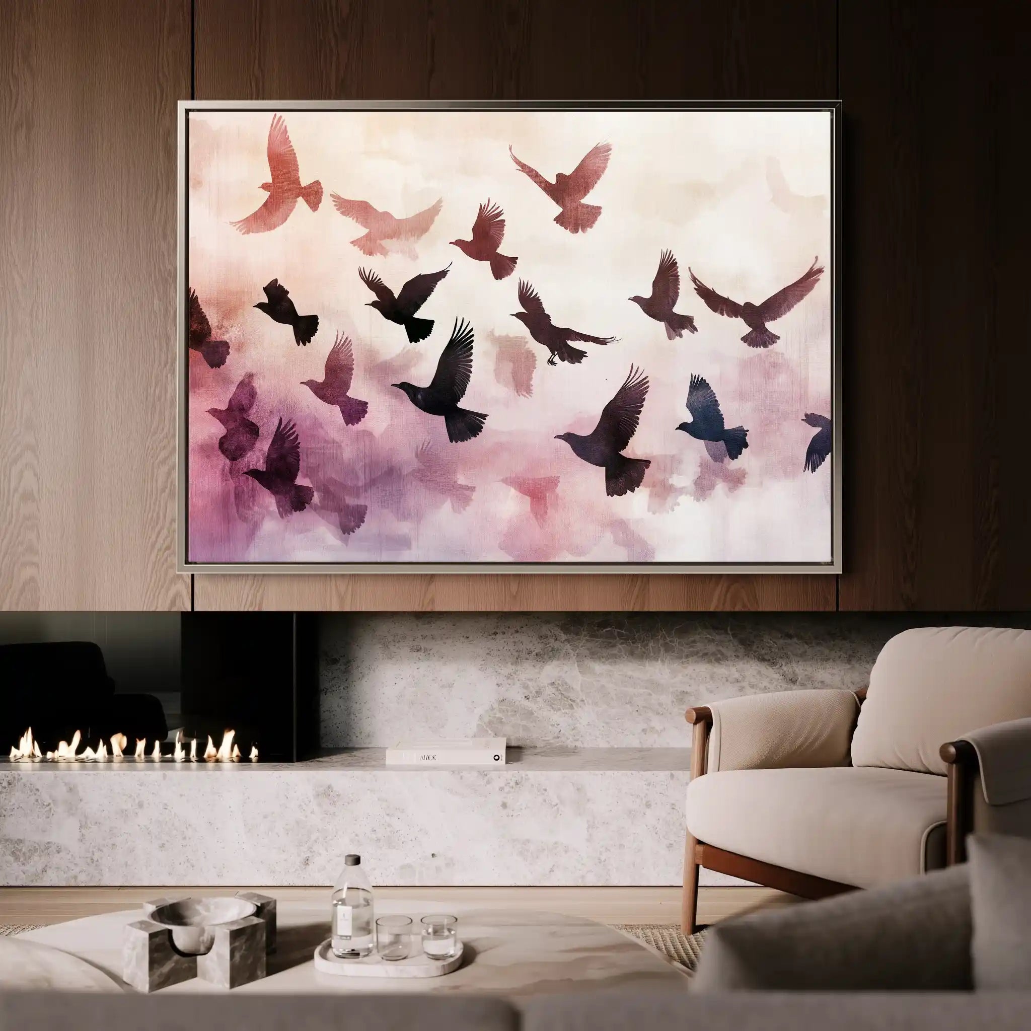 Animals 105 Canvas Art 60 x 40 cm / Black