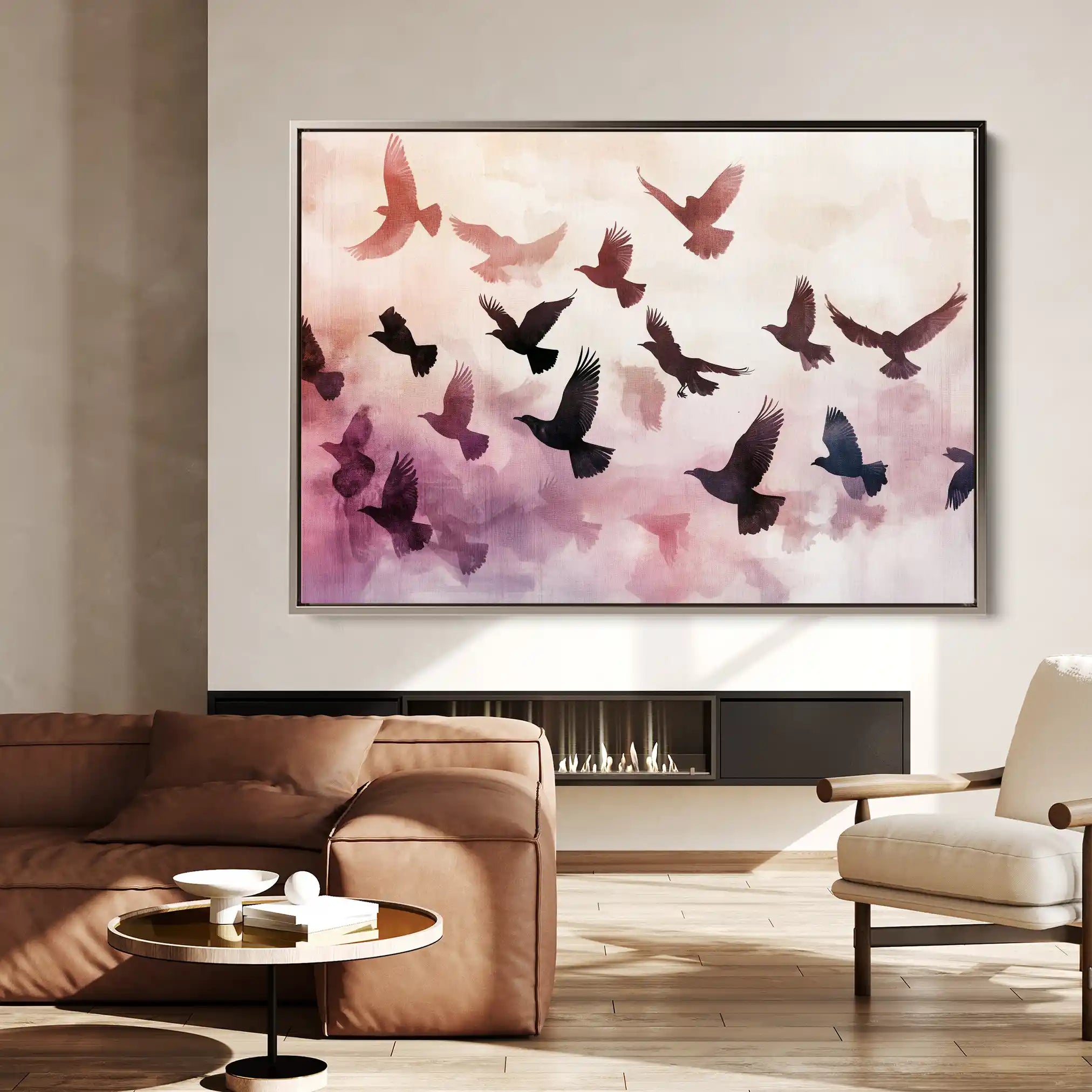 Animals 105 Canvas Art 60 x 40 cm / Black
