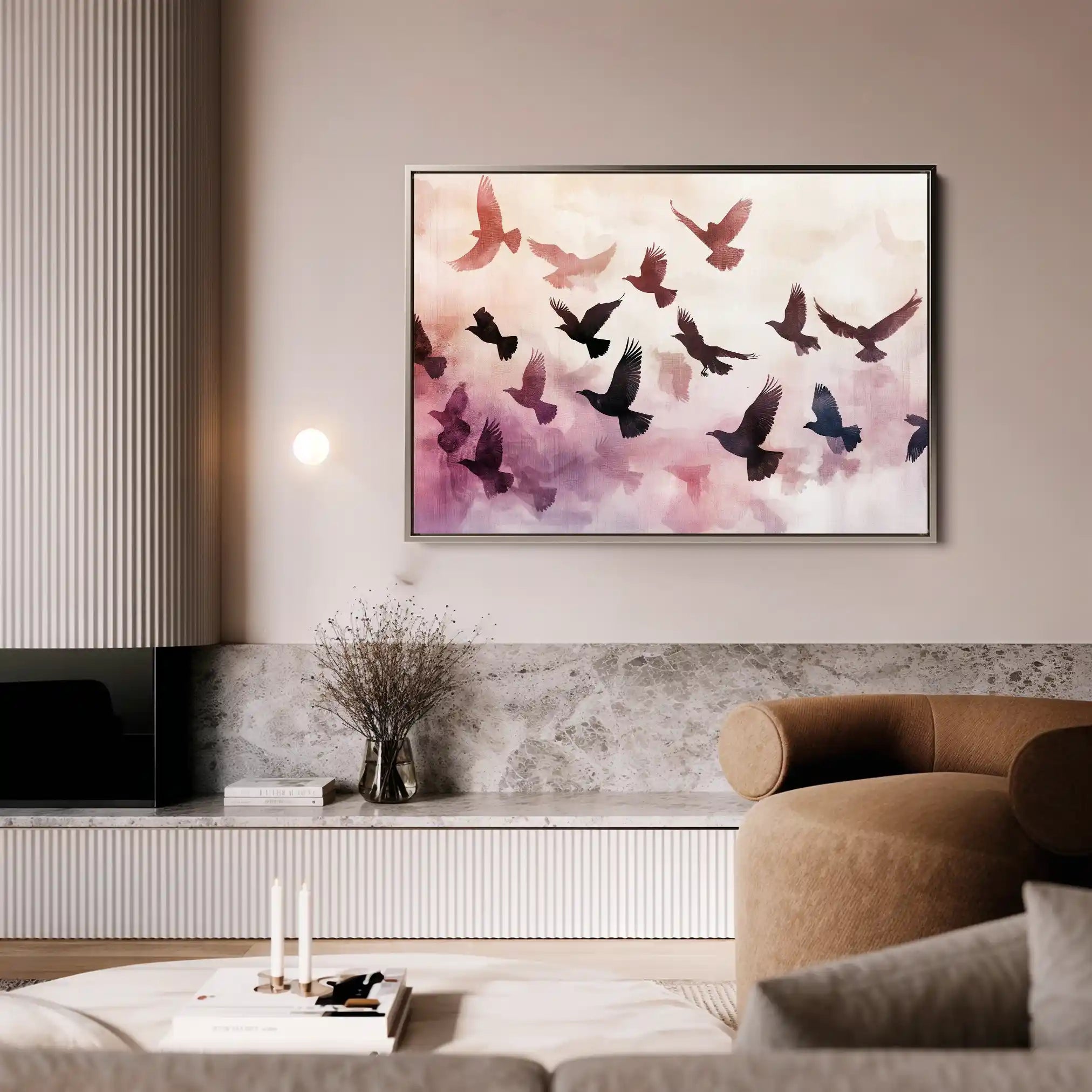 Animals 105 Canvas Art 60 x 40 cm / Black