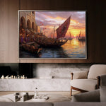 Orientalist 105 Canvas Art 60 x 40 cm / Black