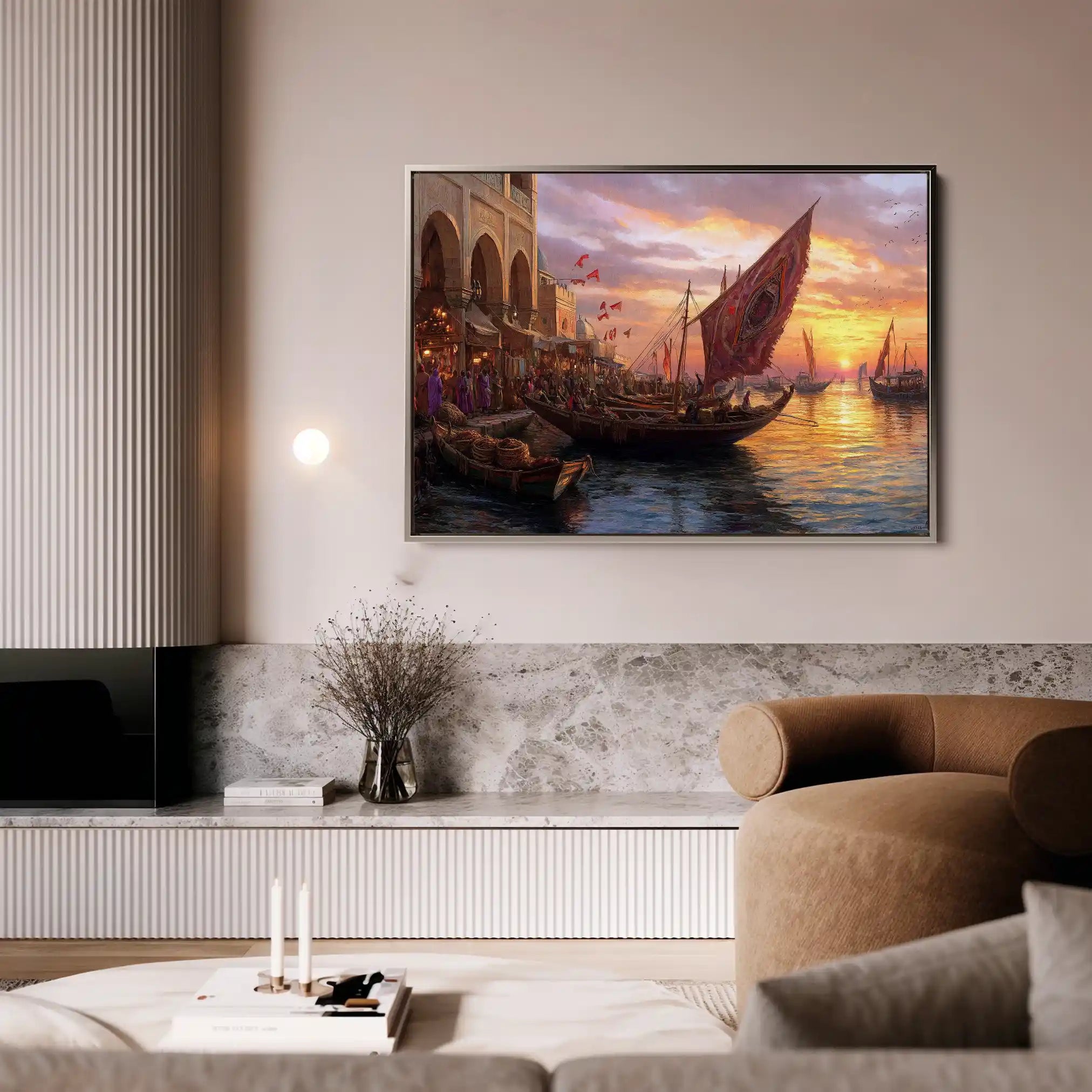Orientalist 105 Canvas Art 60 x 40 cm / Black
