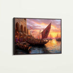 Orientalist 105 Canvas Art 60 x 40 cm / Black
