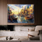 Orientalist 106 Canvas Art 60 x 40 cm / Black