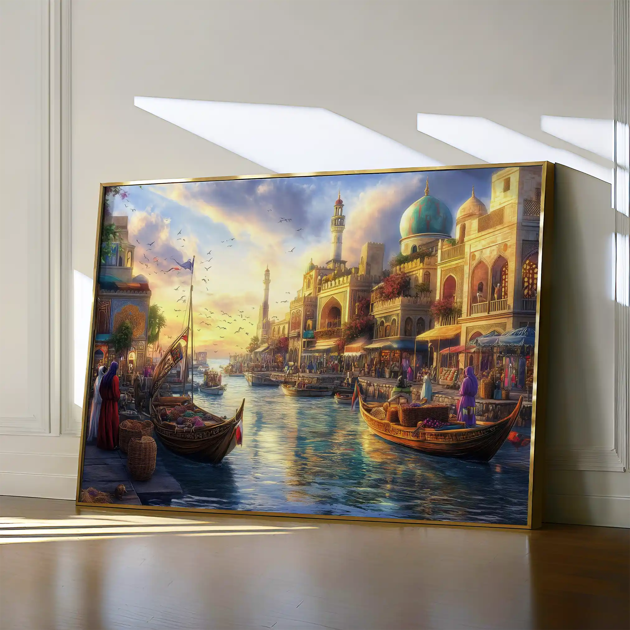 Orientalist 106 Canvas Art 60 x 40 cm / Black