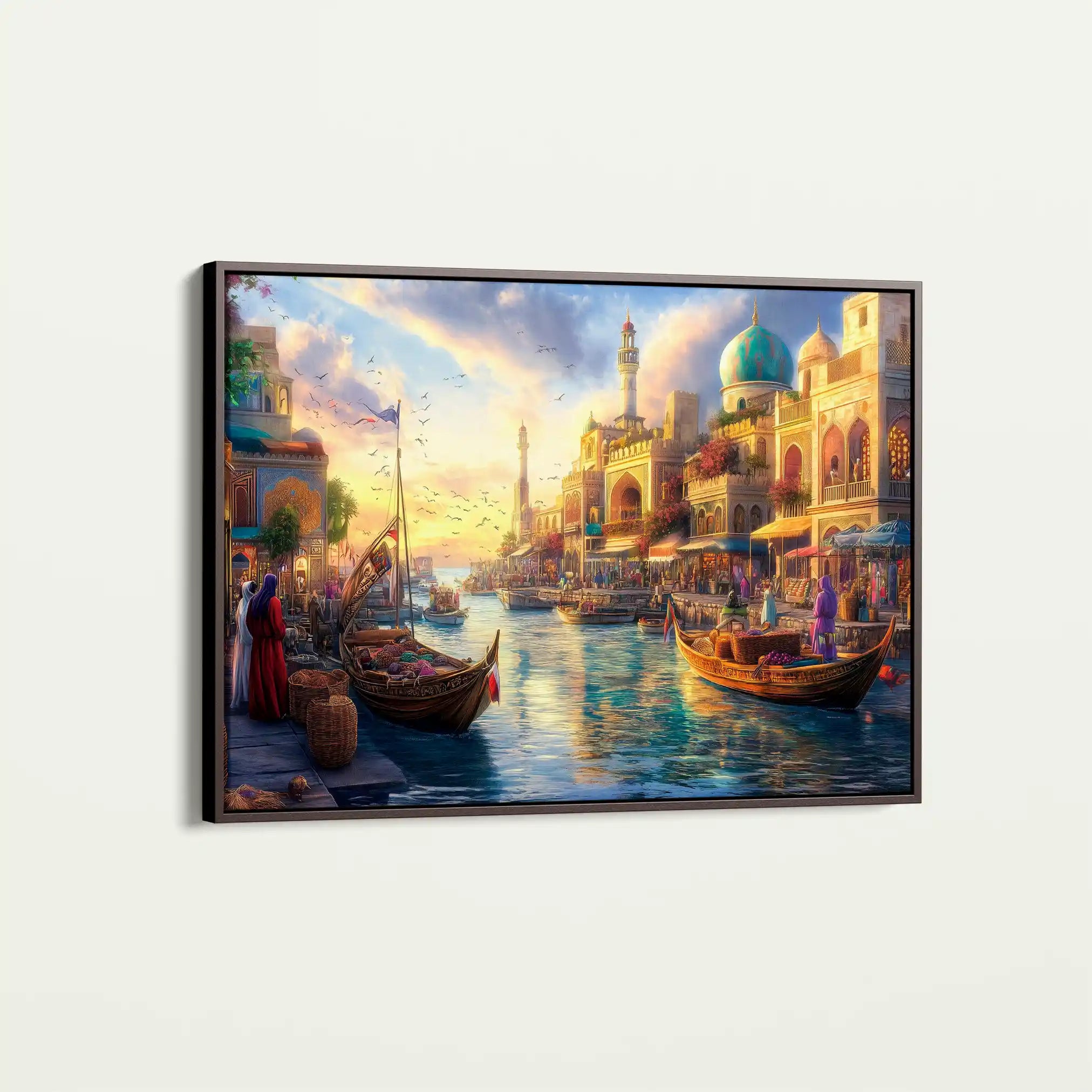 Orientalist 106 Canvas Art 60 x 40 cm / Black
