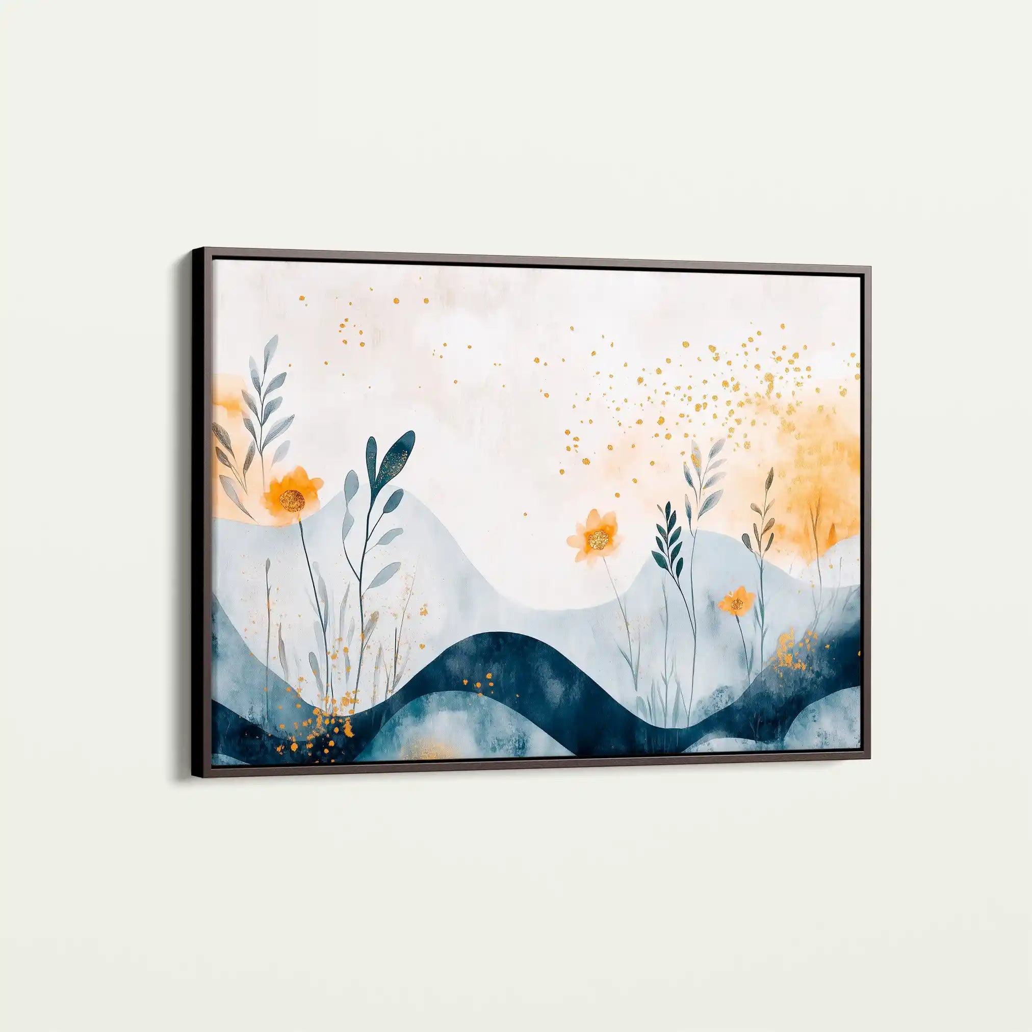 Boho 107 Canvas Art 60 x 40 cm / Black