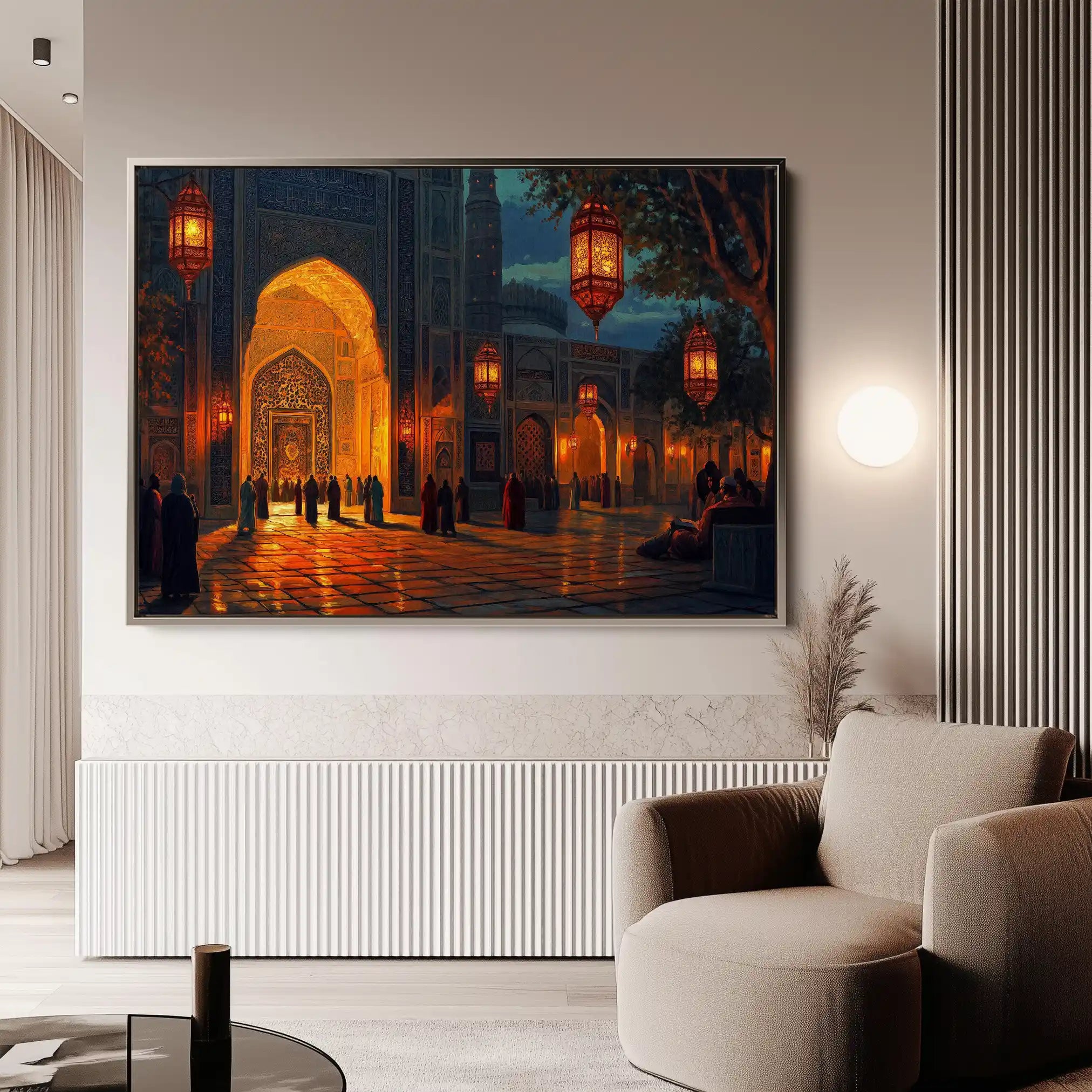 Orientalist 107 Canvas Art 60 x 40 cm / Black