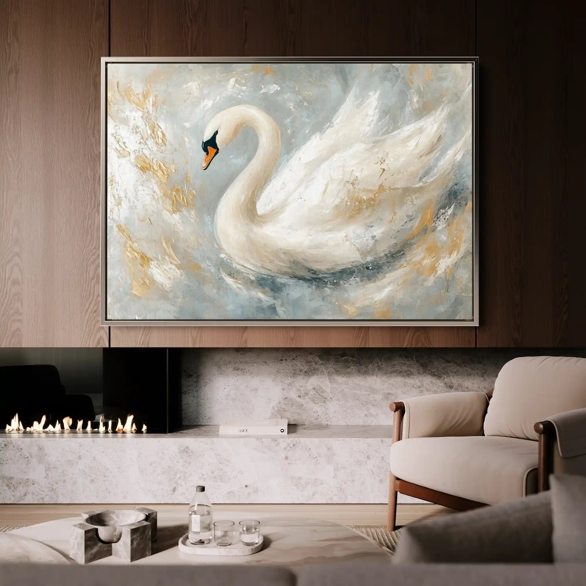Animals 108 Canvas Art 60 x 40 cm / Black