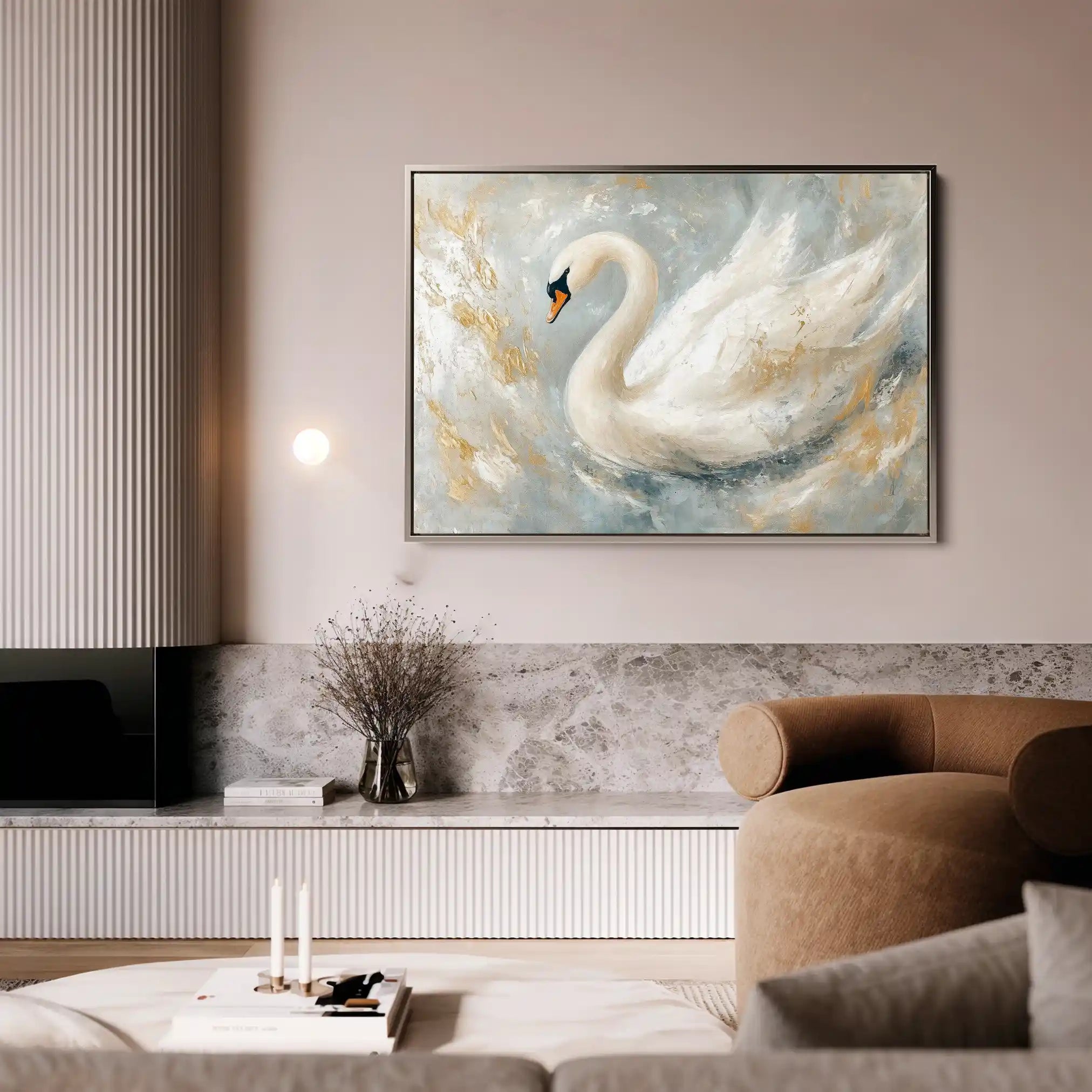 Animals 108 Canvas Art 60 x 40 cm / Black