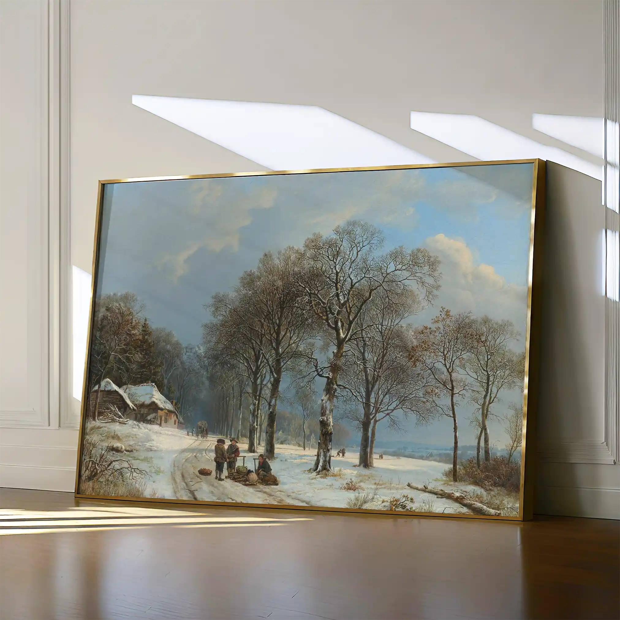 Landscape 108 Canvas Art 60 x 40 cm / Black