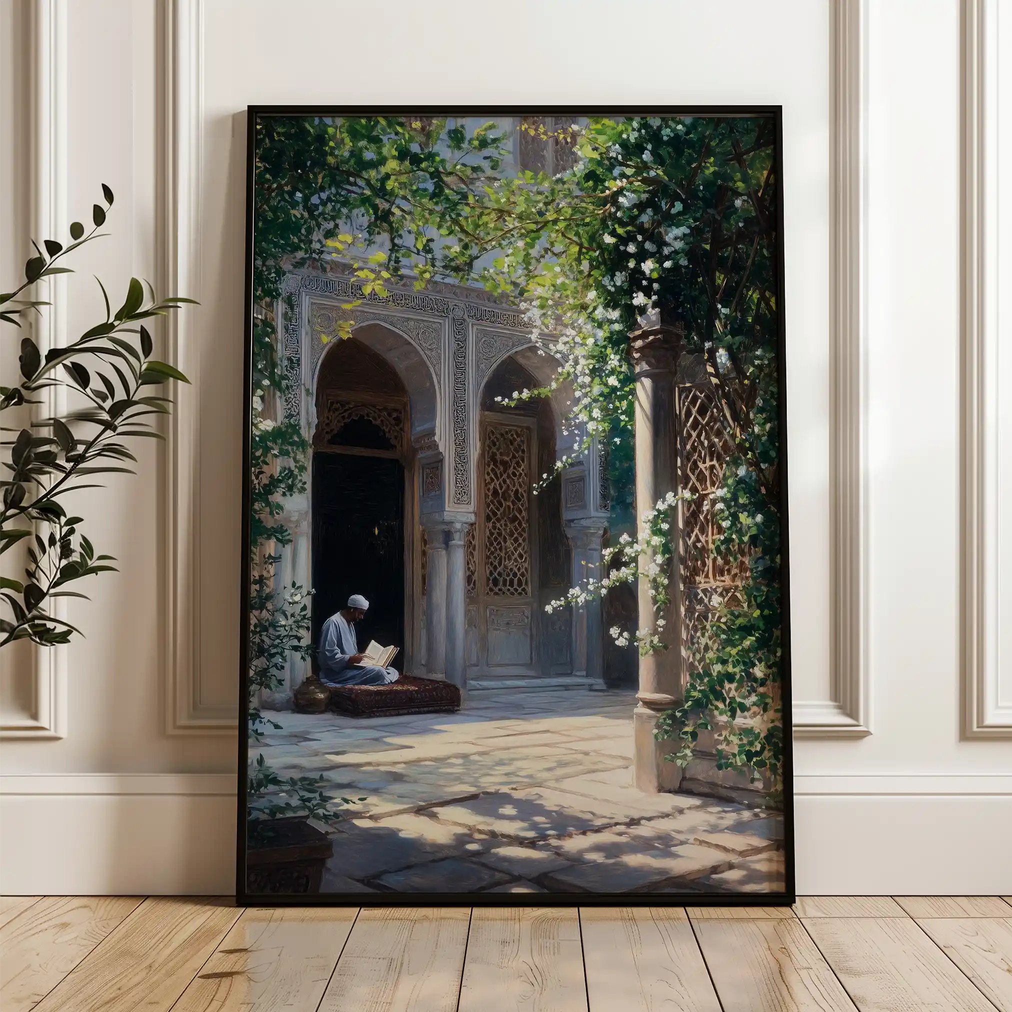 Orientalist 108 Canvas Art 60 x 40 cm / Black