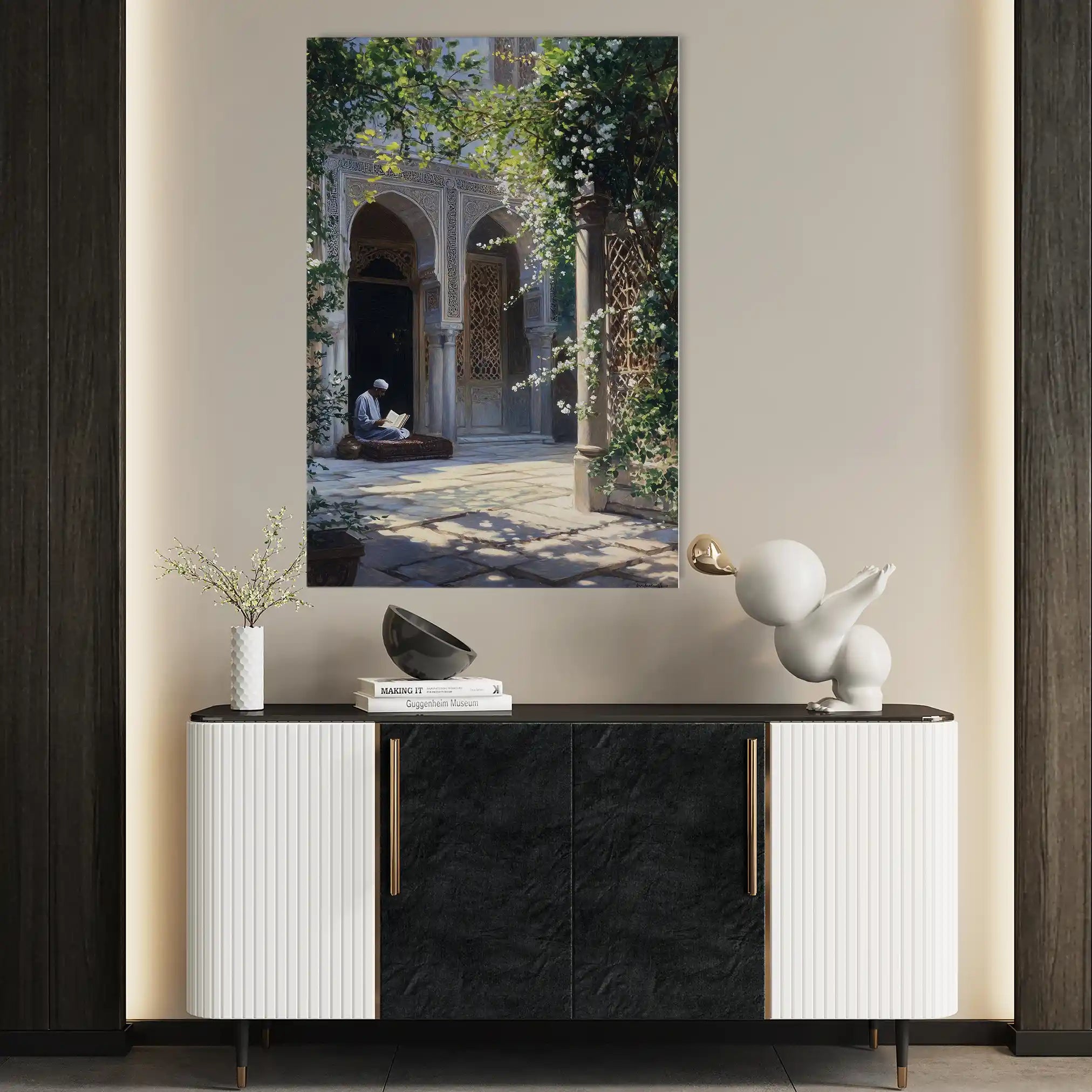 Orientalist 108 Canvas Art 60 x 40 cm / Black