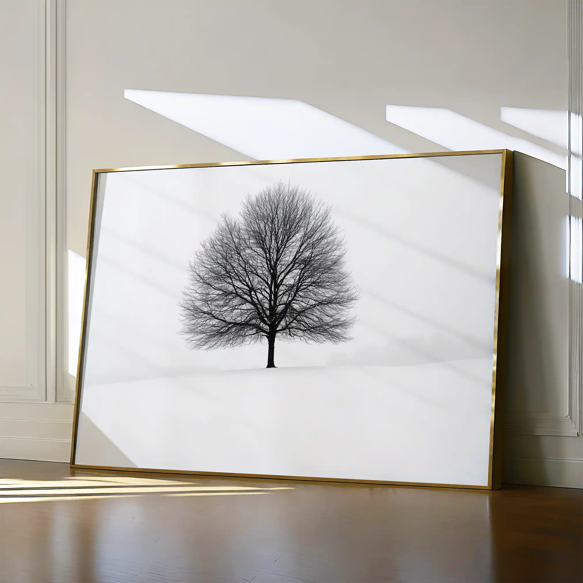 Floral 1086 Canvas Art 60 x 40 cm / Black