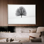 Floral 1086 Canvas Art 60 x 40 cm / Black