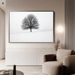 Floral 1086 Canvas Art 60 x 40 cm / Black