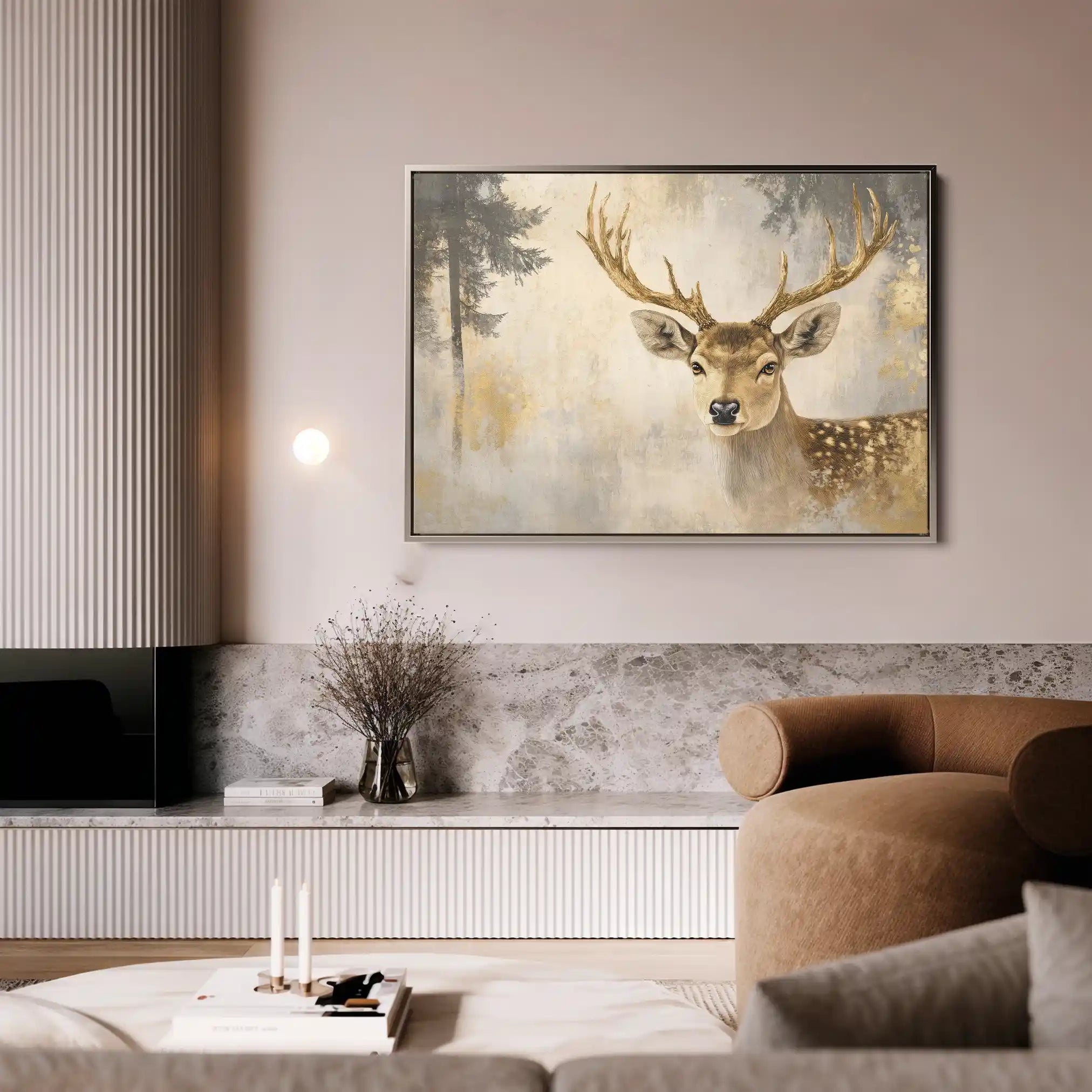 Animals 109 Canvas Art 60 x 40 cm / Black