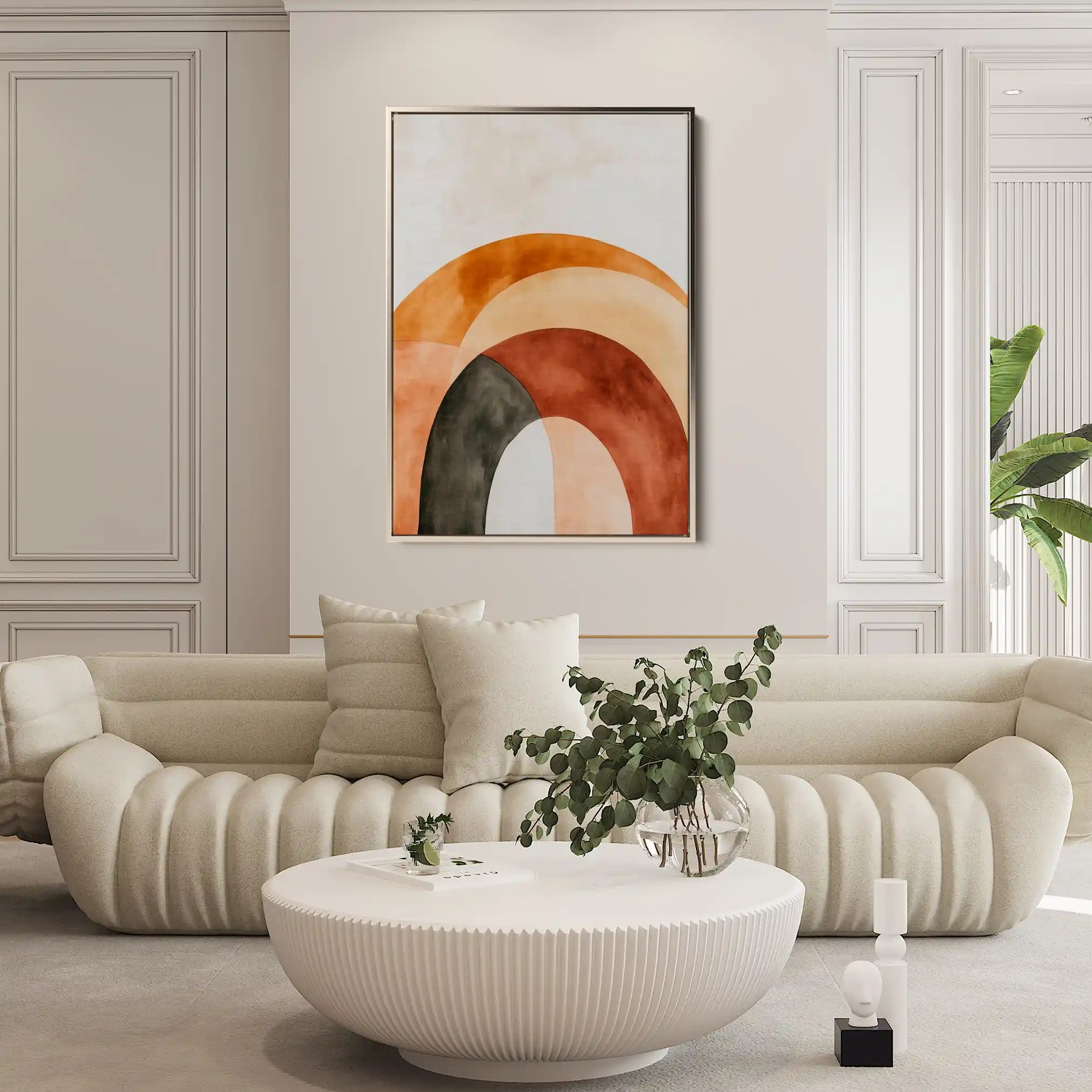 Boho 109 Canvas Art 60 x 40 cm / Black