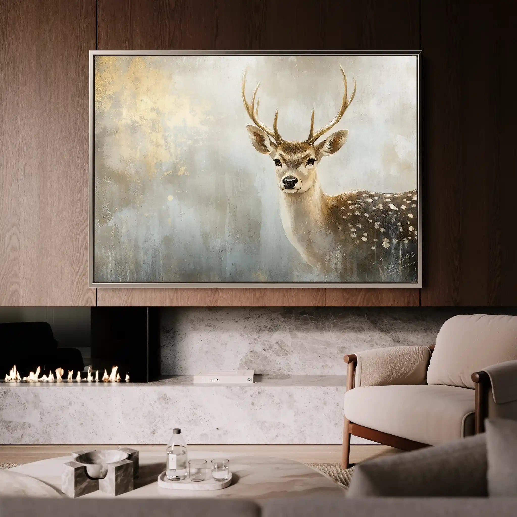 Animals 110 Canvas Art 60 x 40 cm / Black