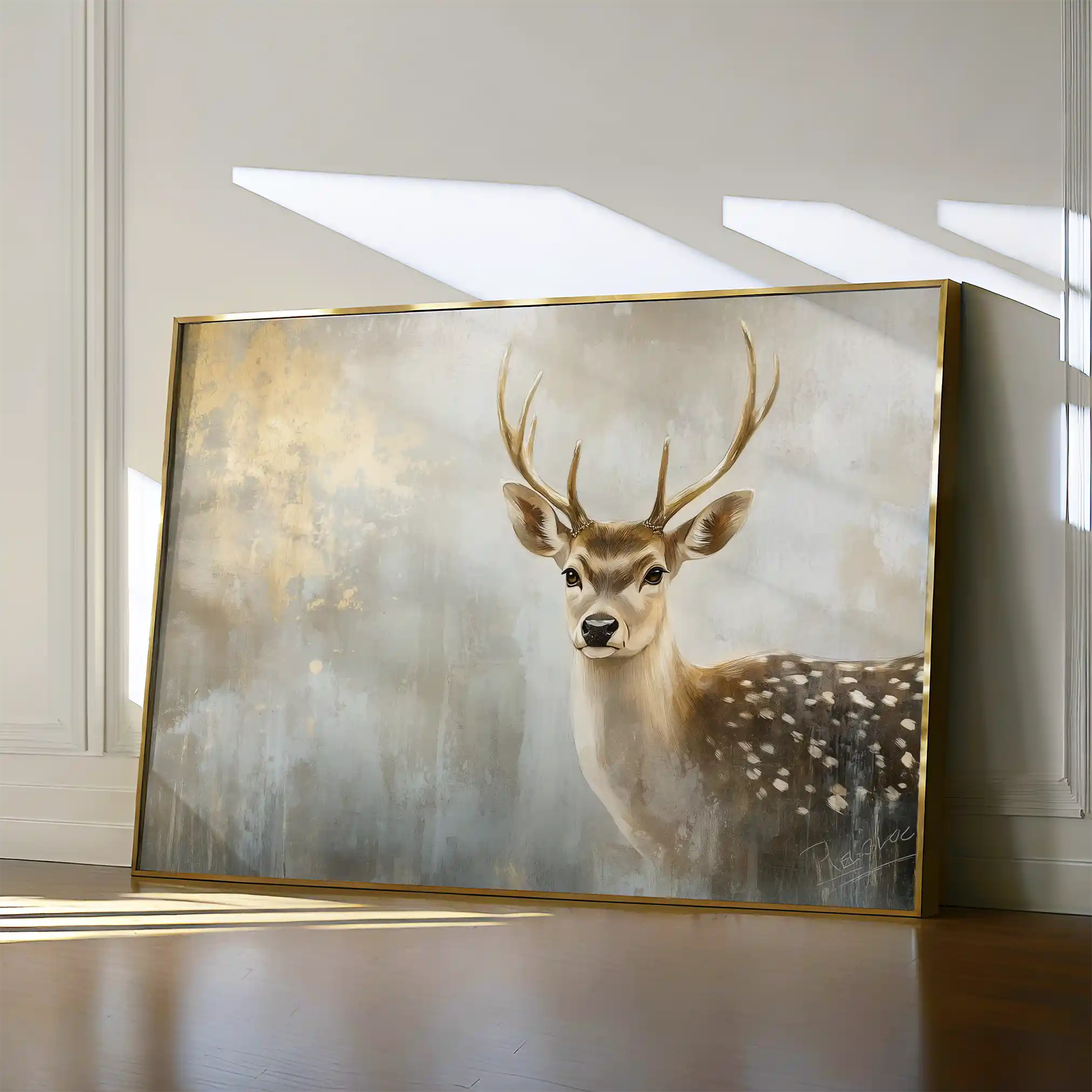 Animals 110 Canvas Art 60 x 40 cm / Black