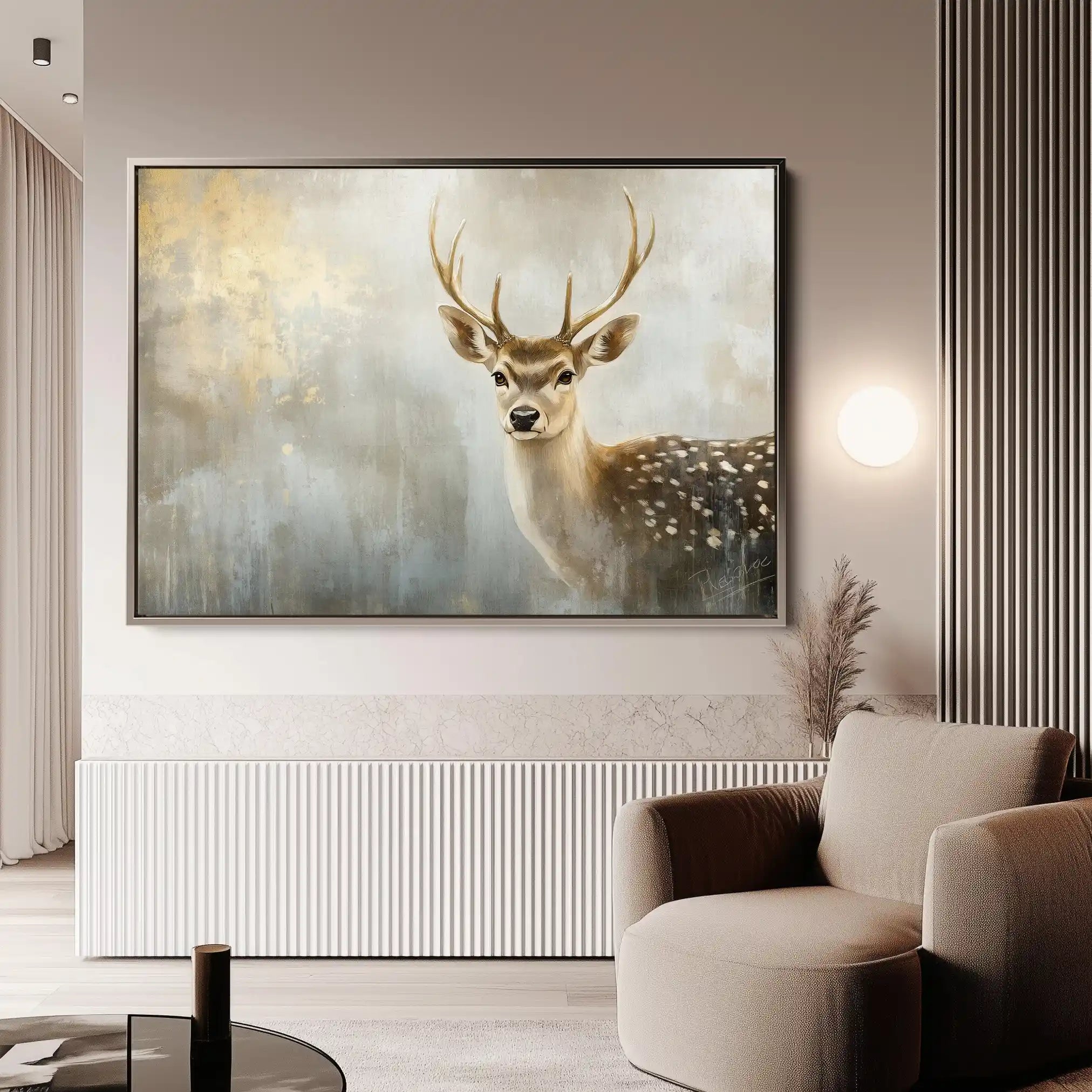 Animals 110 Canvas Art 60 x 40 cm / Black