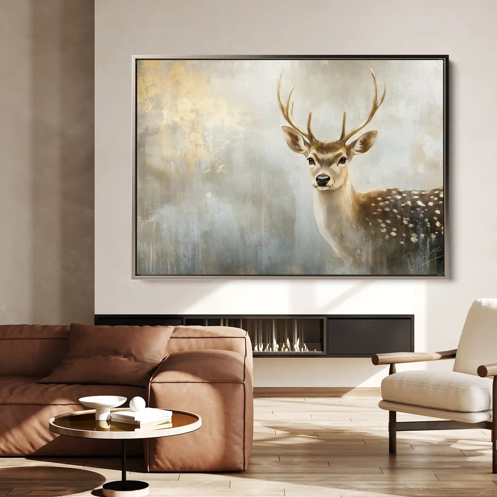 Animals 110 Canvas Art 60 x 40 cm / Black