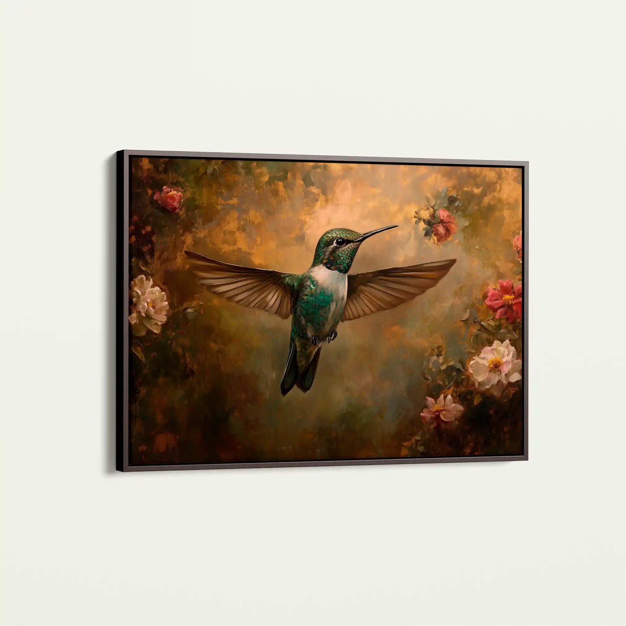 Animals 111 Canvas Art 60 x 40 cm / Black