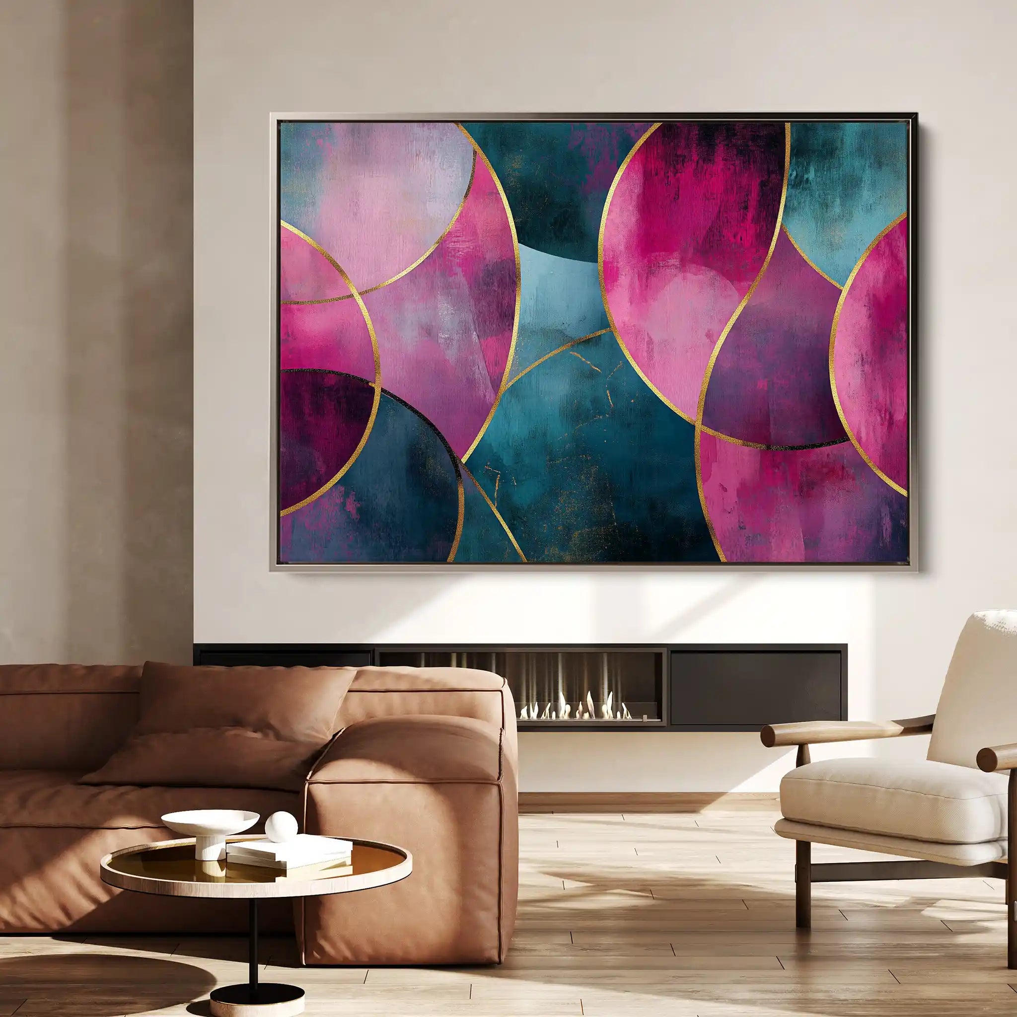Boho 111 Canvas Art 60 x 40 cm / Black