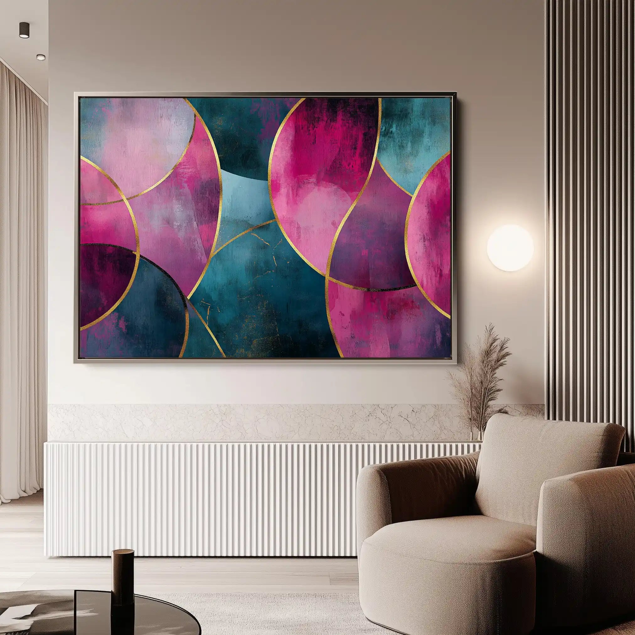 Boho 111 Canvas Art 60 x 40 cm / Black
