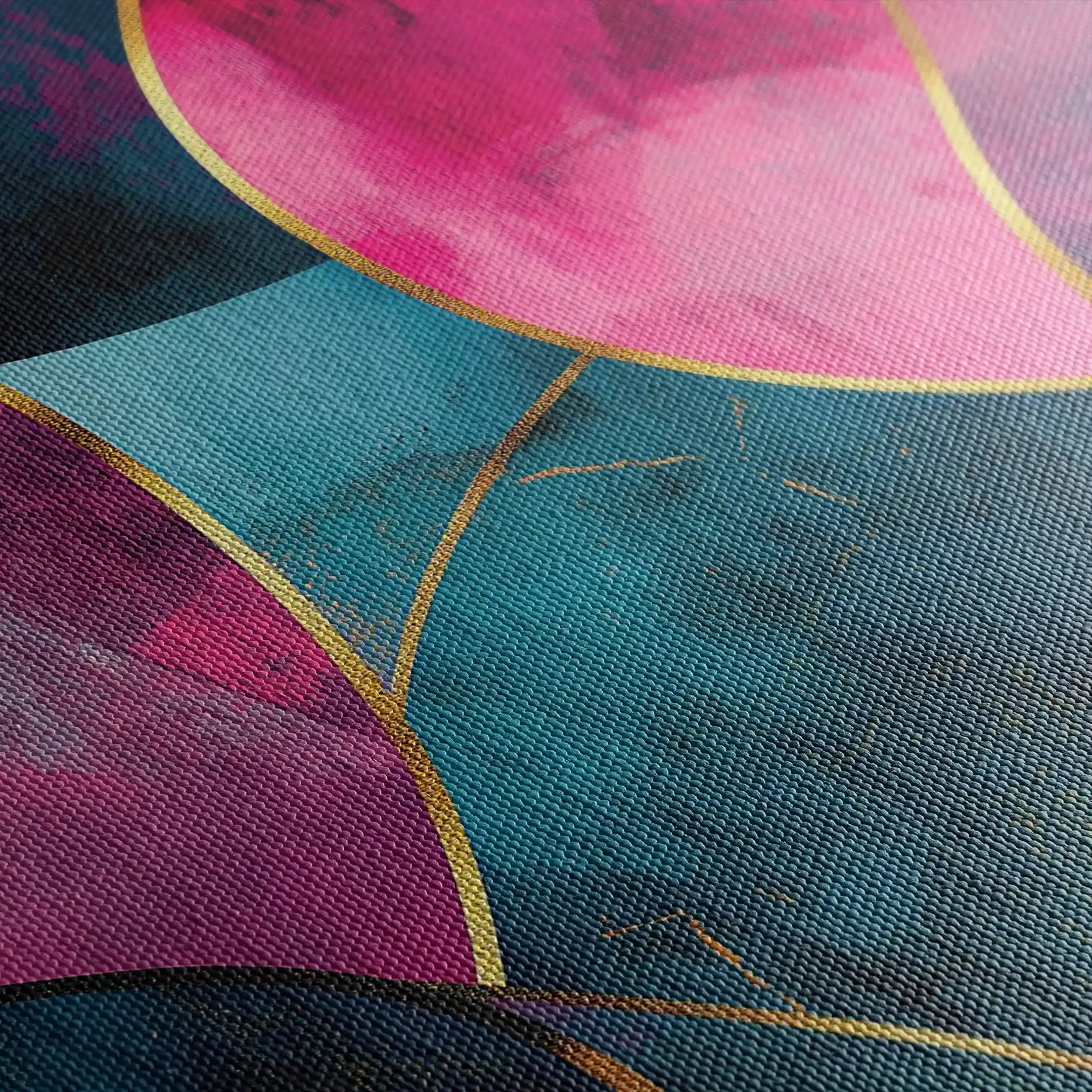 Boho 111 Canvas Art 60 x 40 cm / Black