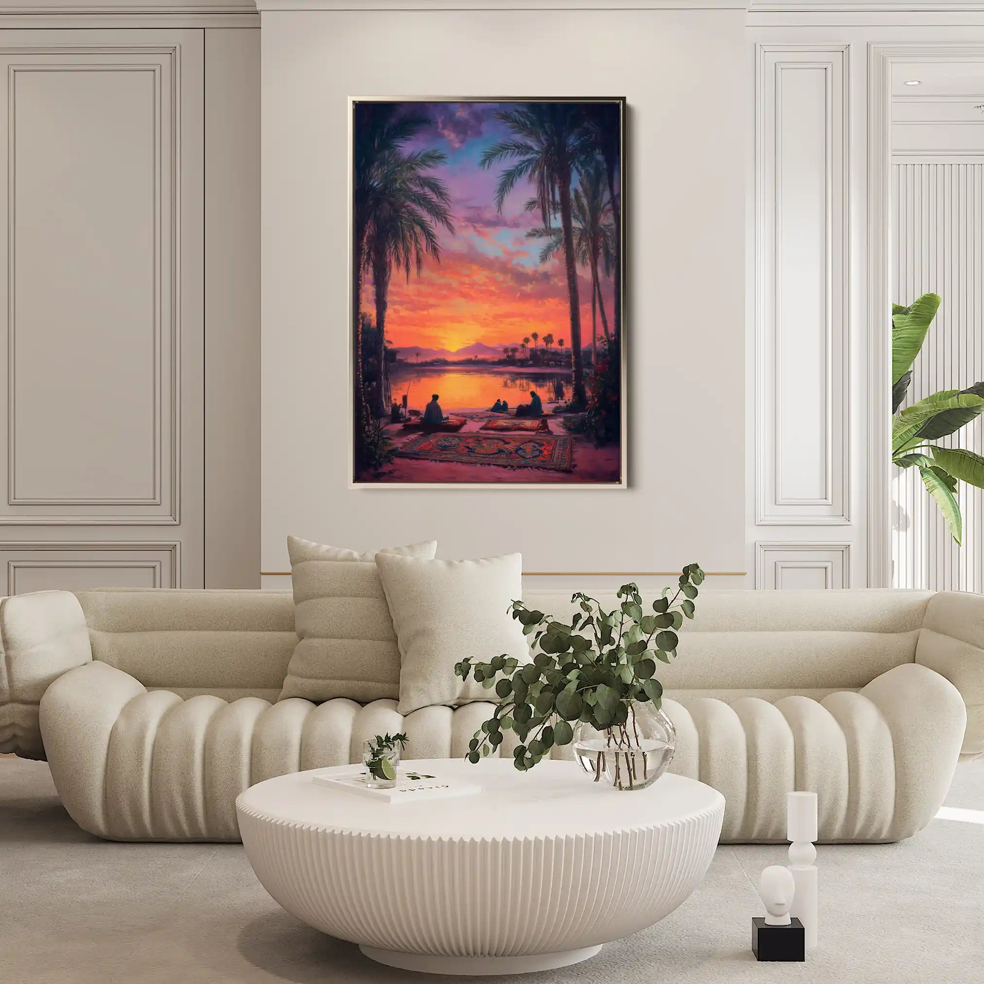 Orientalist 111 Canvas Art 60 x 40 cm / Black