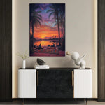 Orientalist 111 Canvas Art 60 x 40 cm / Black