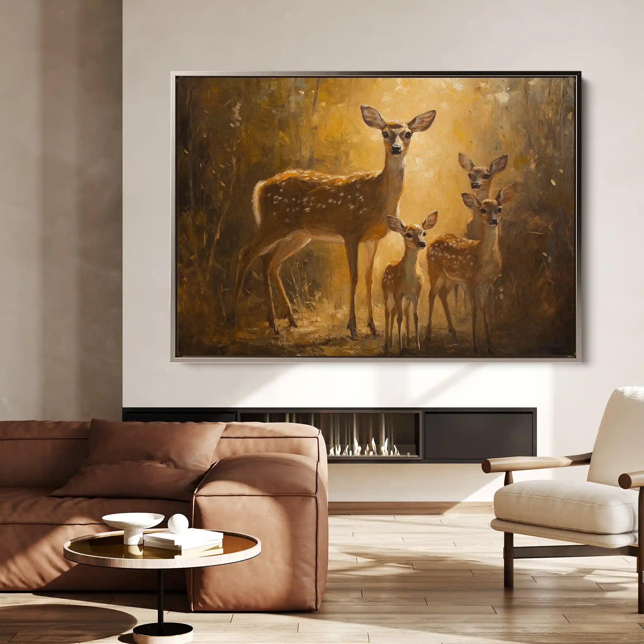 Animals 112 Canvas Art 60 x 40 cm / Black