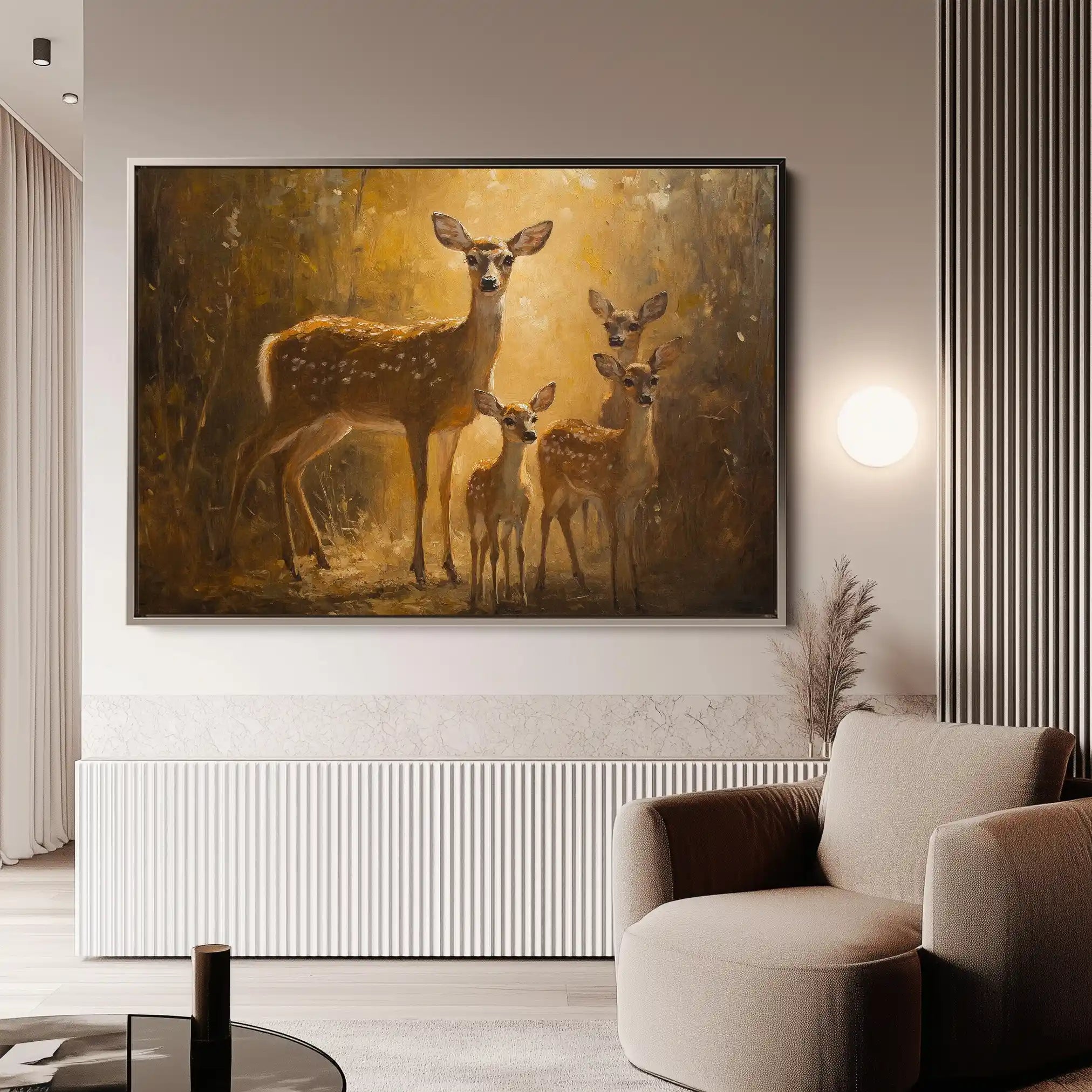 Animals 112 Canvas Art 60 x 40 cm / Black