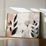 Boho 112 Canvas Art 60 x 40 cm / Black