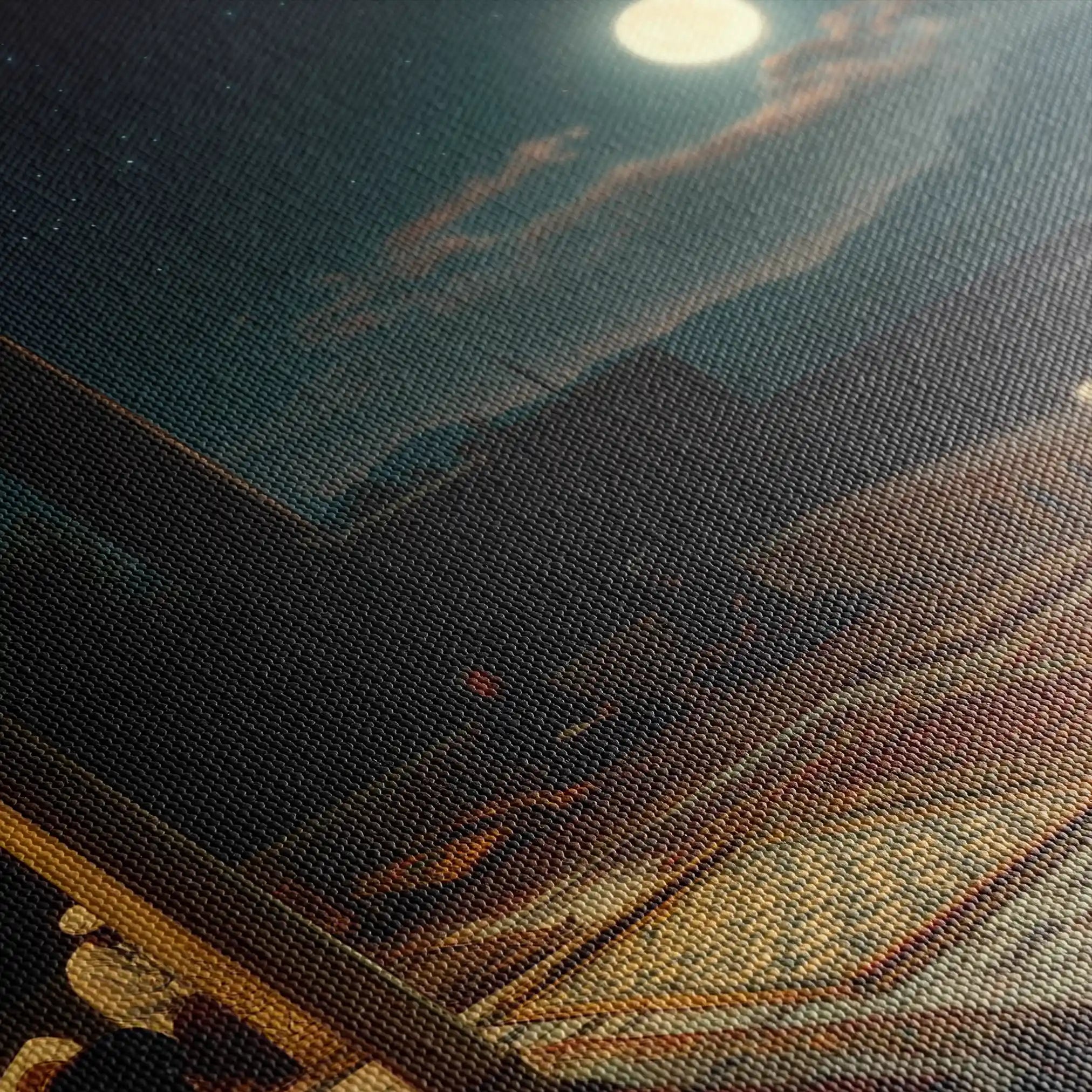 Orientalist 112 Canvas Art 60 x 40 cm / Black