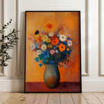 Floral 1126 Canvas Art 60 x 40 cm / Black